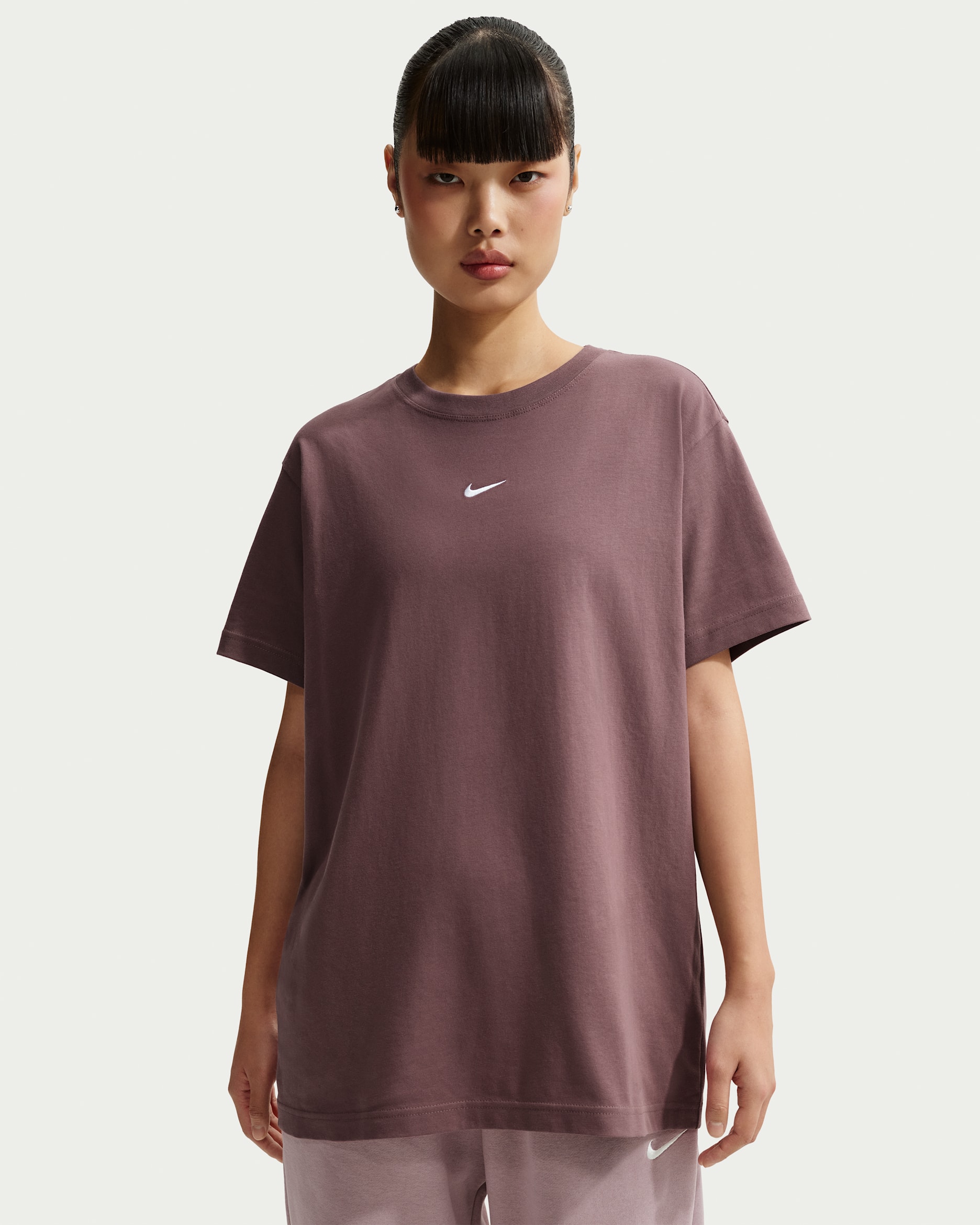 Nike Sportswear Women's Oversized Short-Sleeve T-Shirt - Tattoo