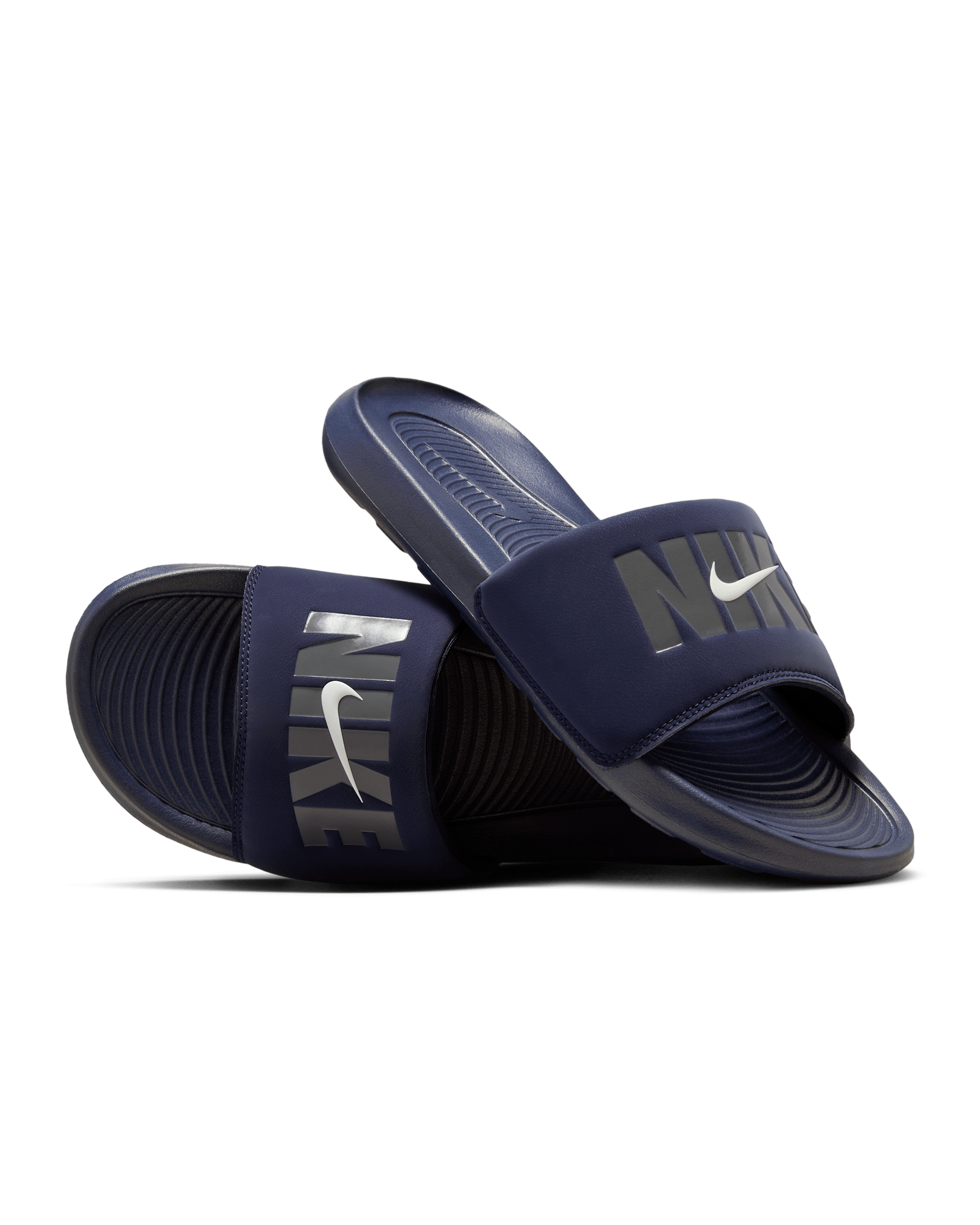 Chanclas para hombre Nike Victori One SE - Obsidiana/Blanco cumbre/Gris oscuro