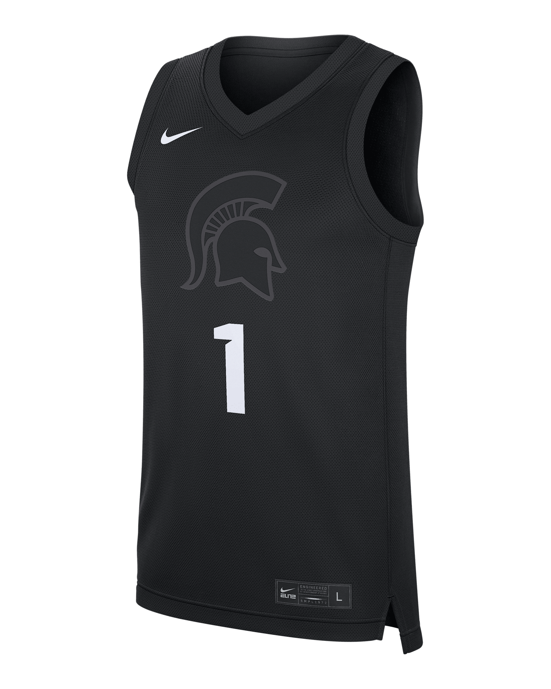 Michigan State Spartans Replica Men's Nike College Basketball Jersey - Black