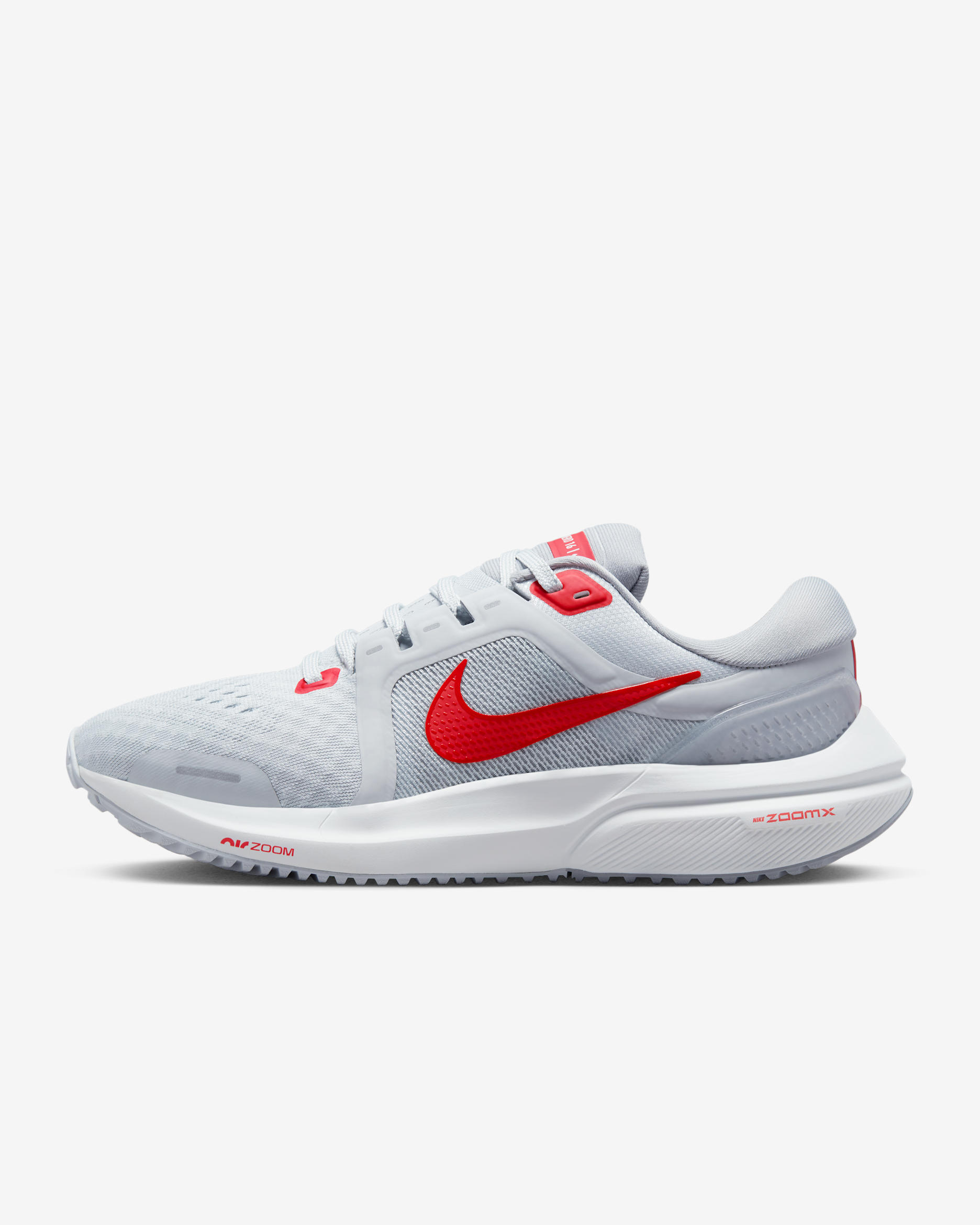 Nike Vomero 16 Women's Road Running Shoes - Pure Platinum/Wolf Grey/Summit White/Light Crimson