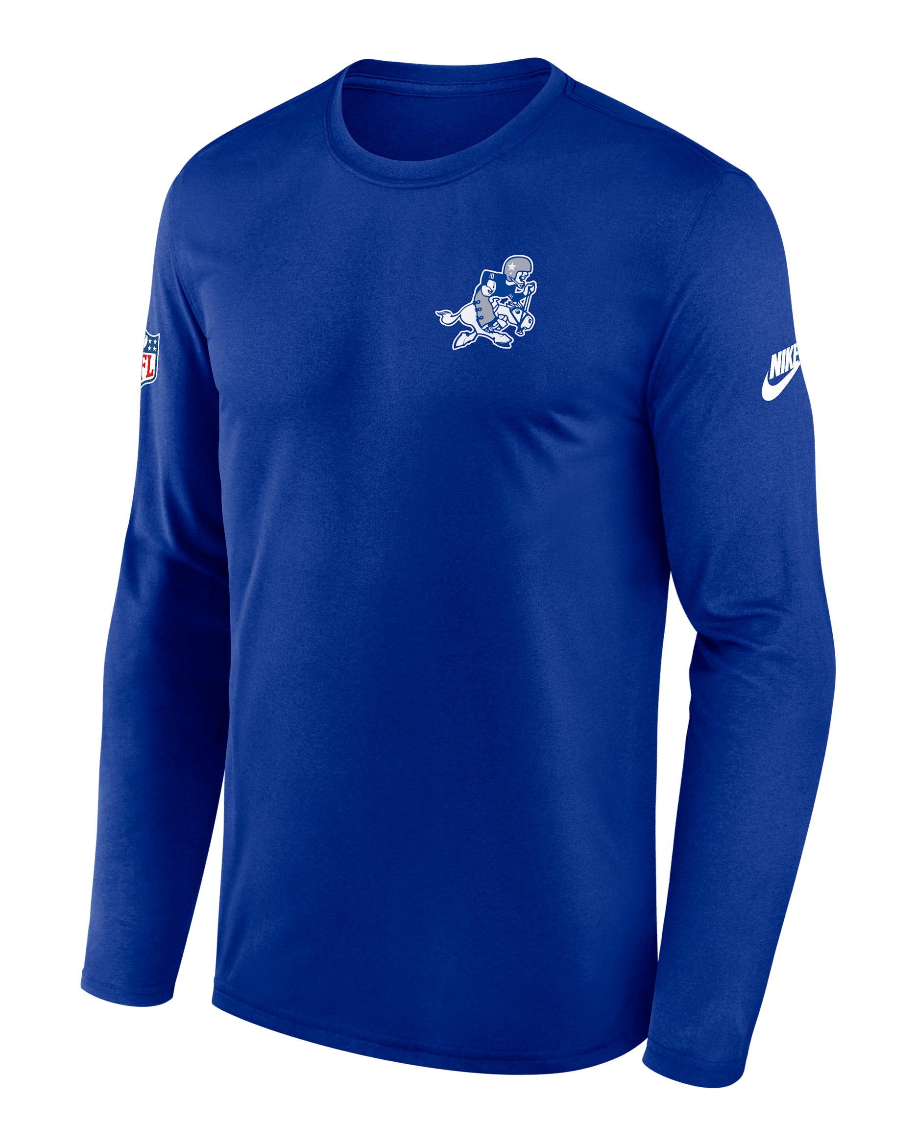 Dallas Cowboys Alt Legend Small Logo Men's Nike Dri-FIT NFL Long-Sleeve T-Shirt - Royal