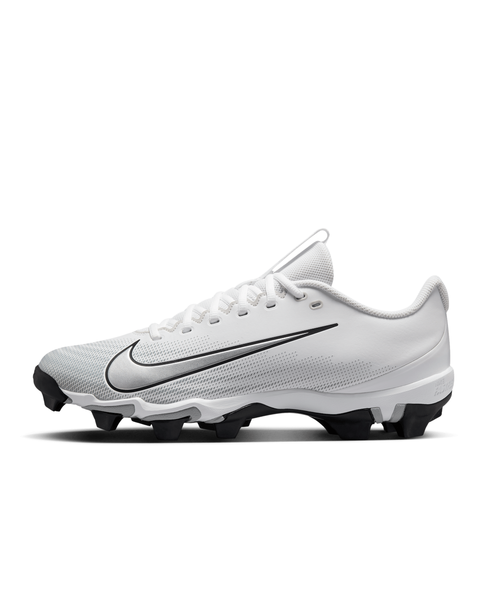 Tacos de fútbol americano Nike Vapor Shark 3 - Blanco/Gris lobo/Negro/Plata metalizado