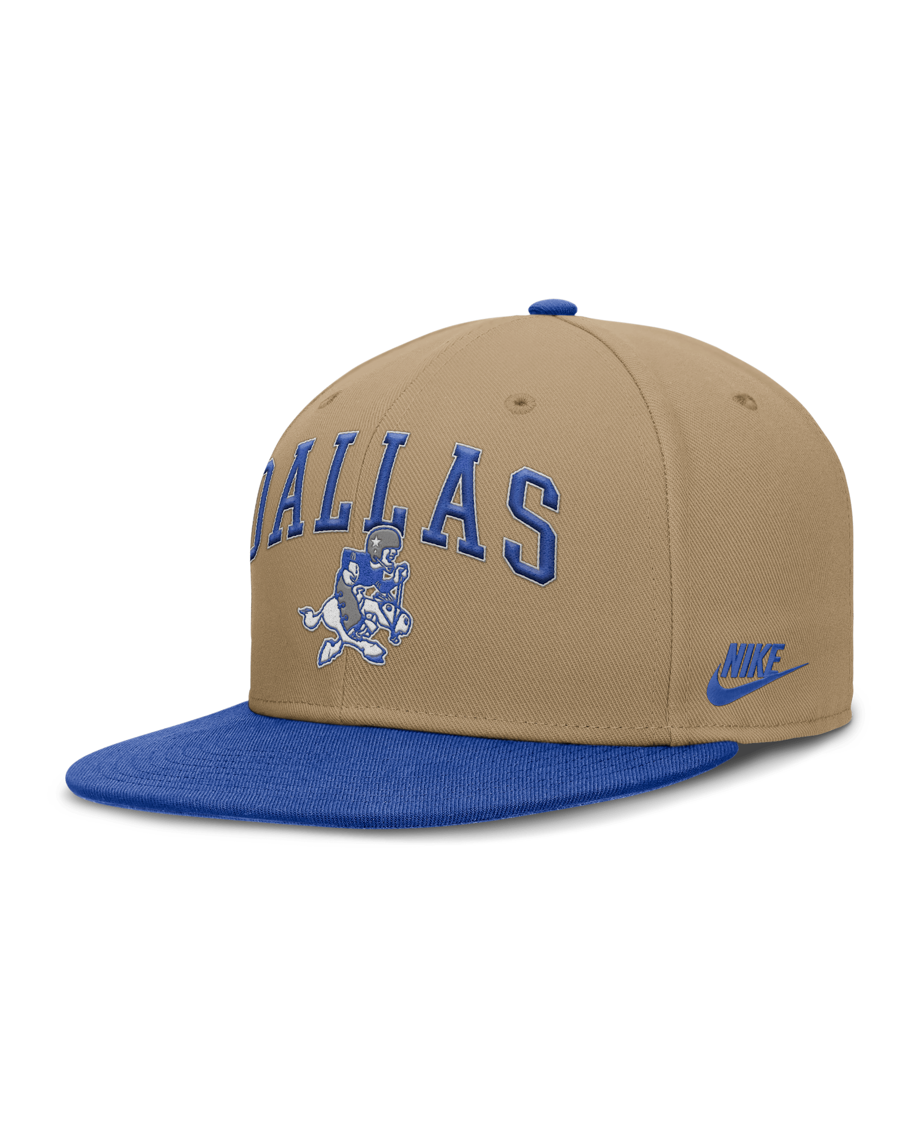 Dallas Cowboys True Men's Nike Dri-FIT NFL Fitted Hat - Khaki