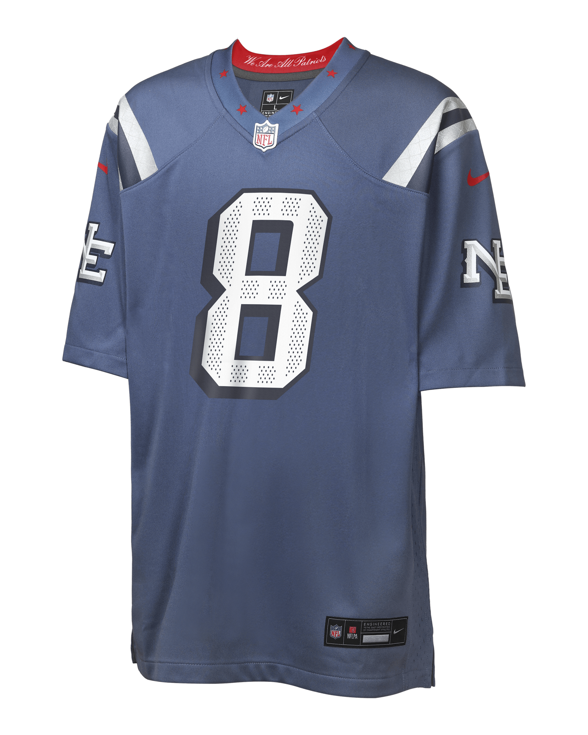 Stefon Diggs New England Patriots Rivalries Collection Big Kids' Nike NFL Game Jersey - Blue