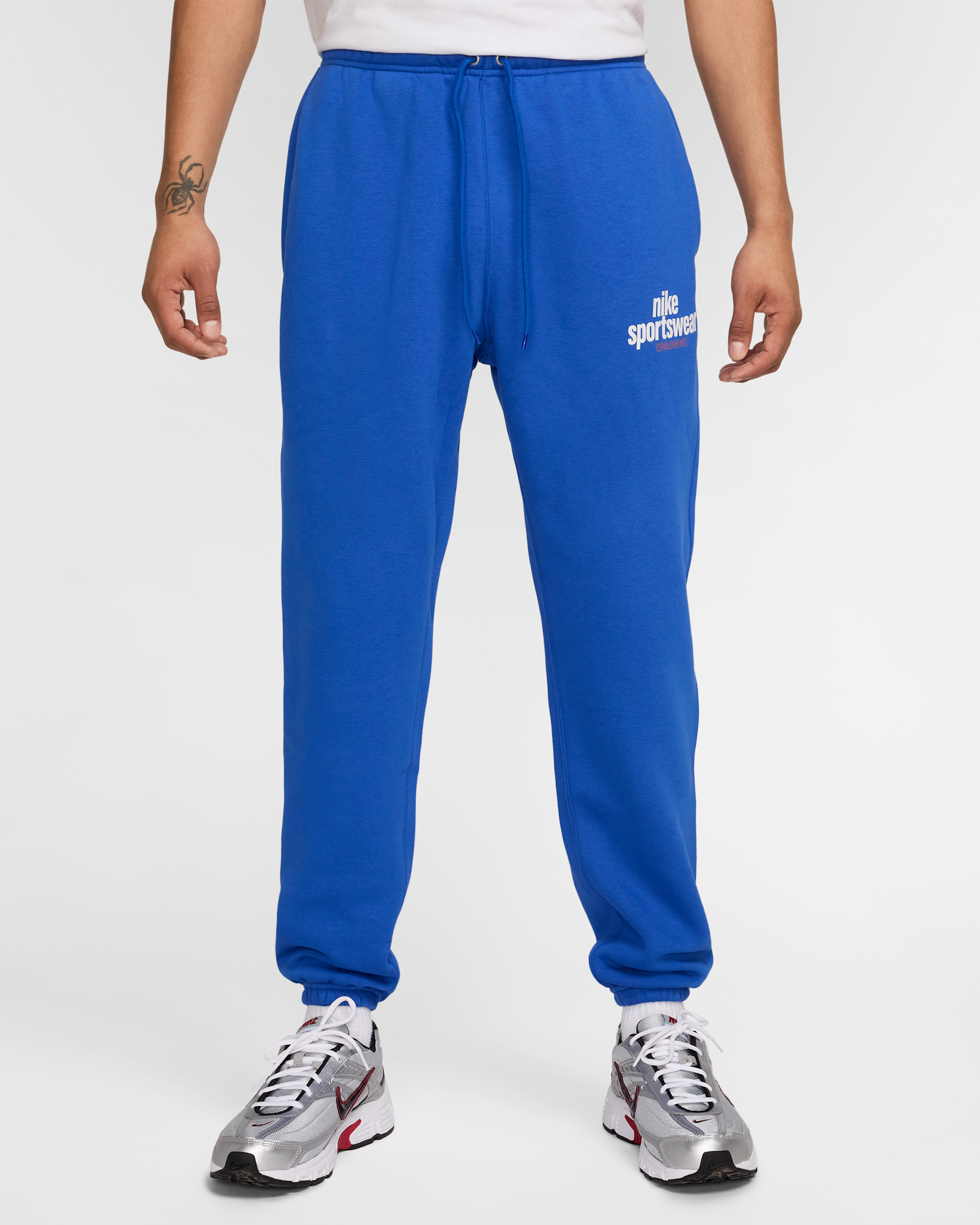 Nike Club Men's Fleece Pants - Game Royal/Game Royal/White