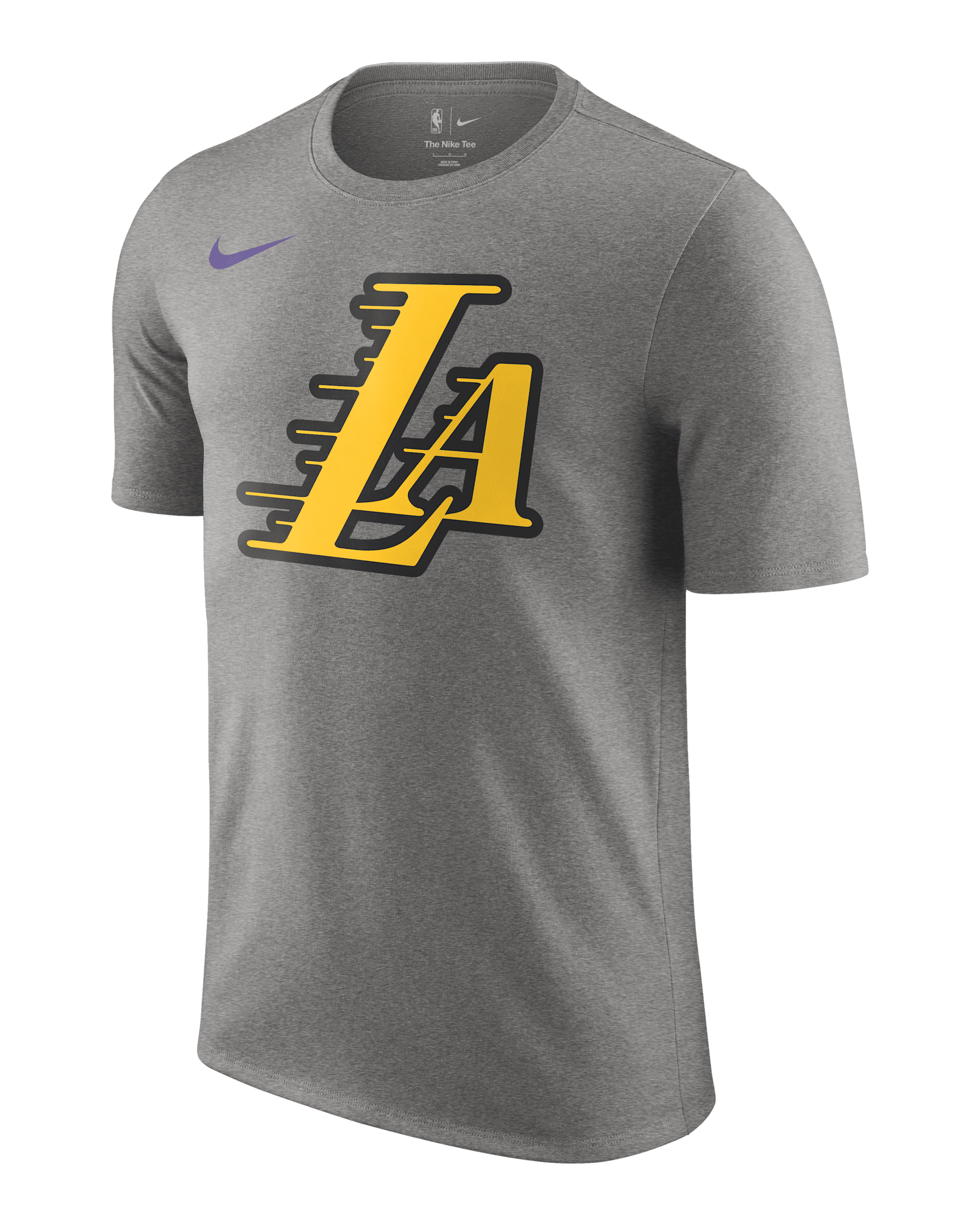 Los Angeles Lakers Essential City Edition Men's Nike NBA T-Shirt - Dark Grey Heather