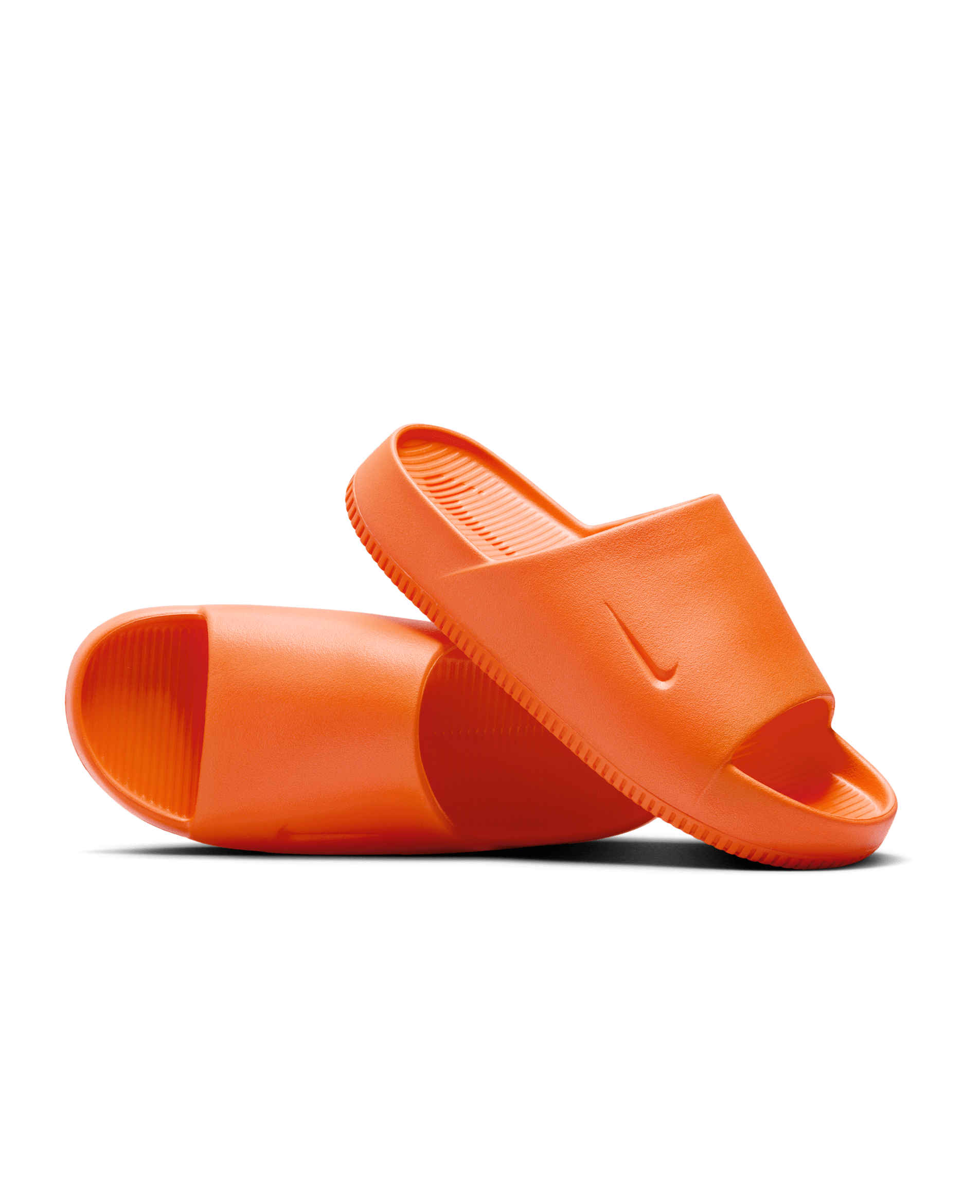 Nike Calm Men's Slides - Bright Mandarin/Bright Mandarin