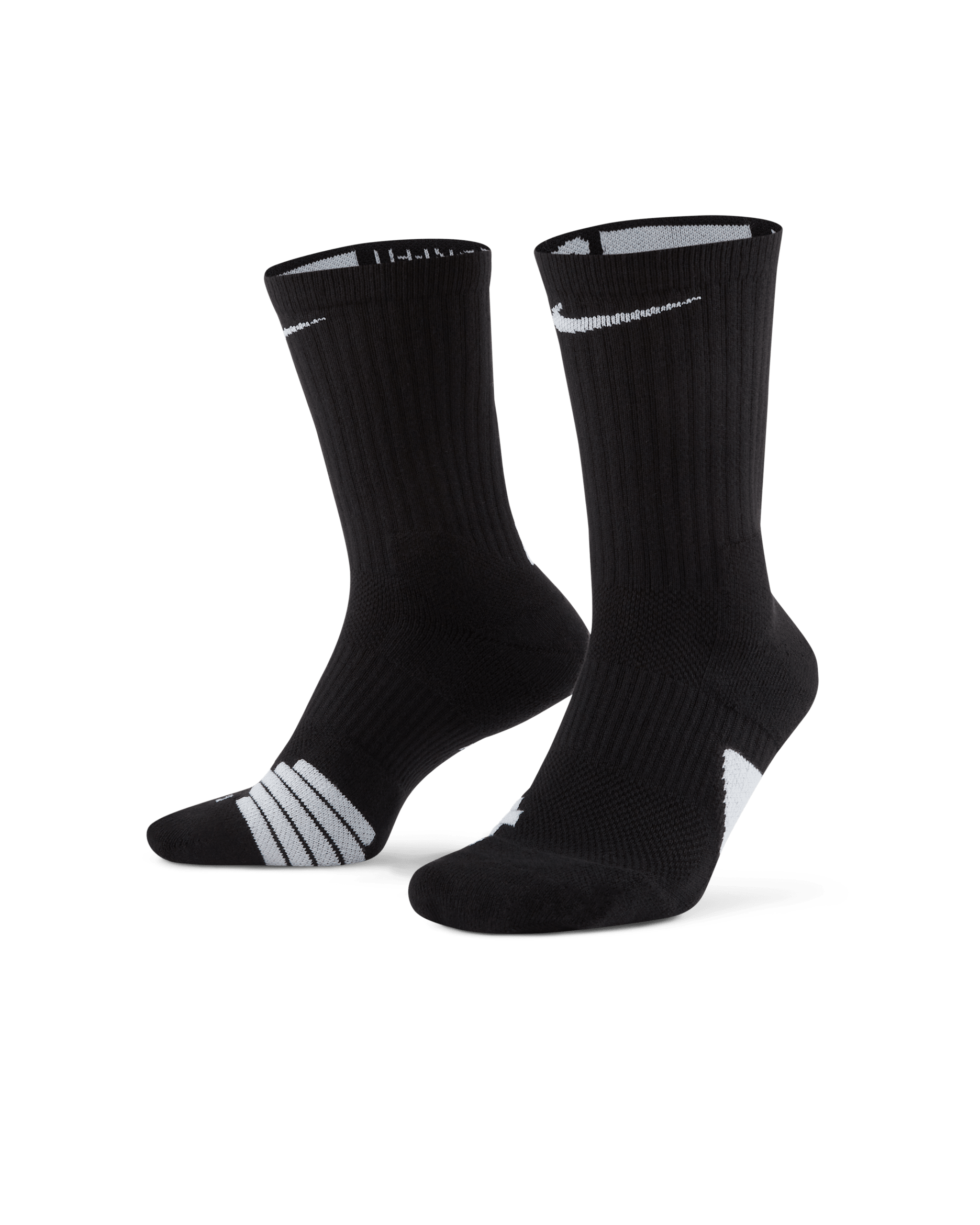 Nike Elite Crew 籃球襪 - 黑色/白色/白色