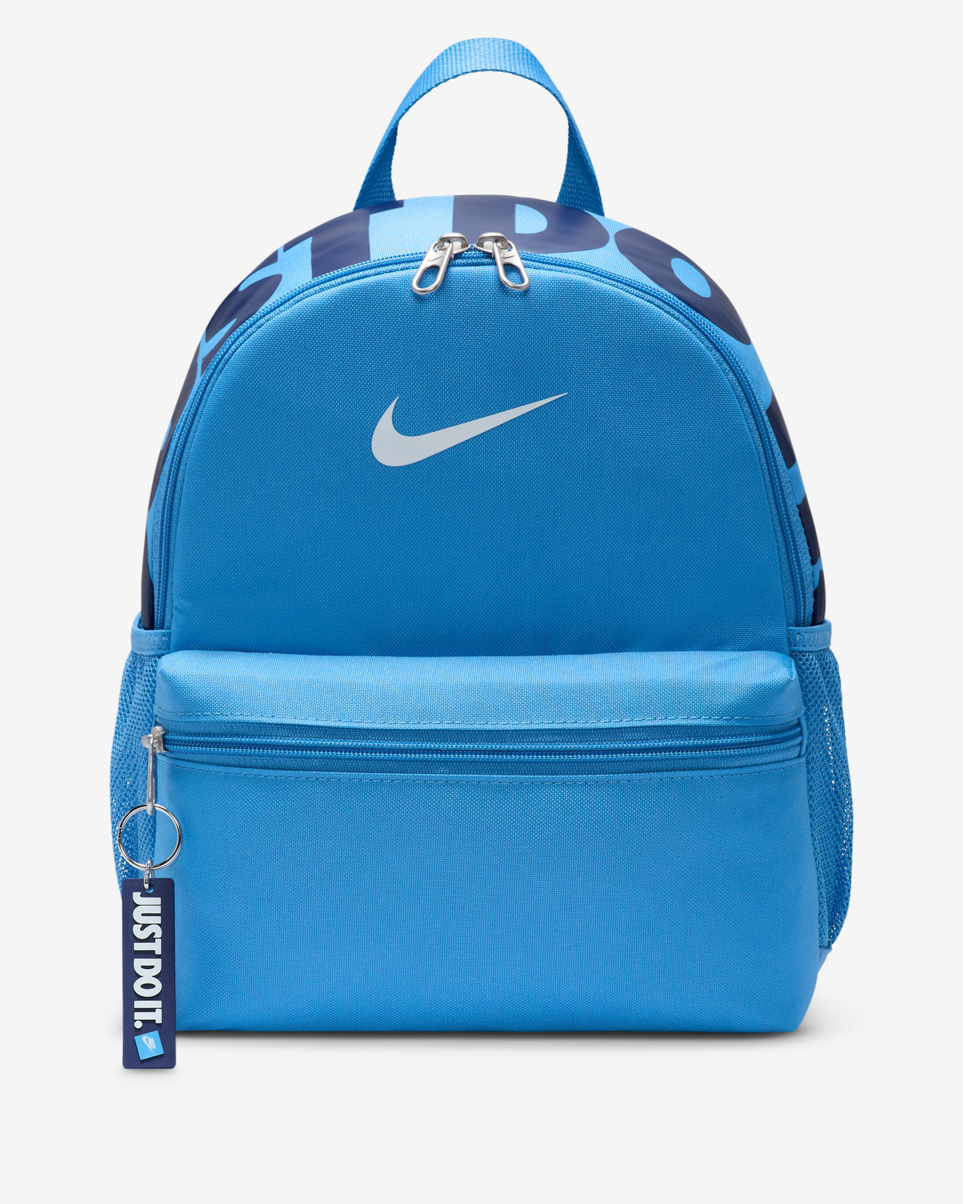 Minimochila para niños Nike Brasilia JDI (11 L) - Azul extremo/Azul vacío/Blanco cumbre