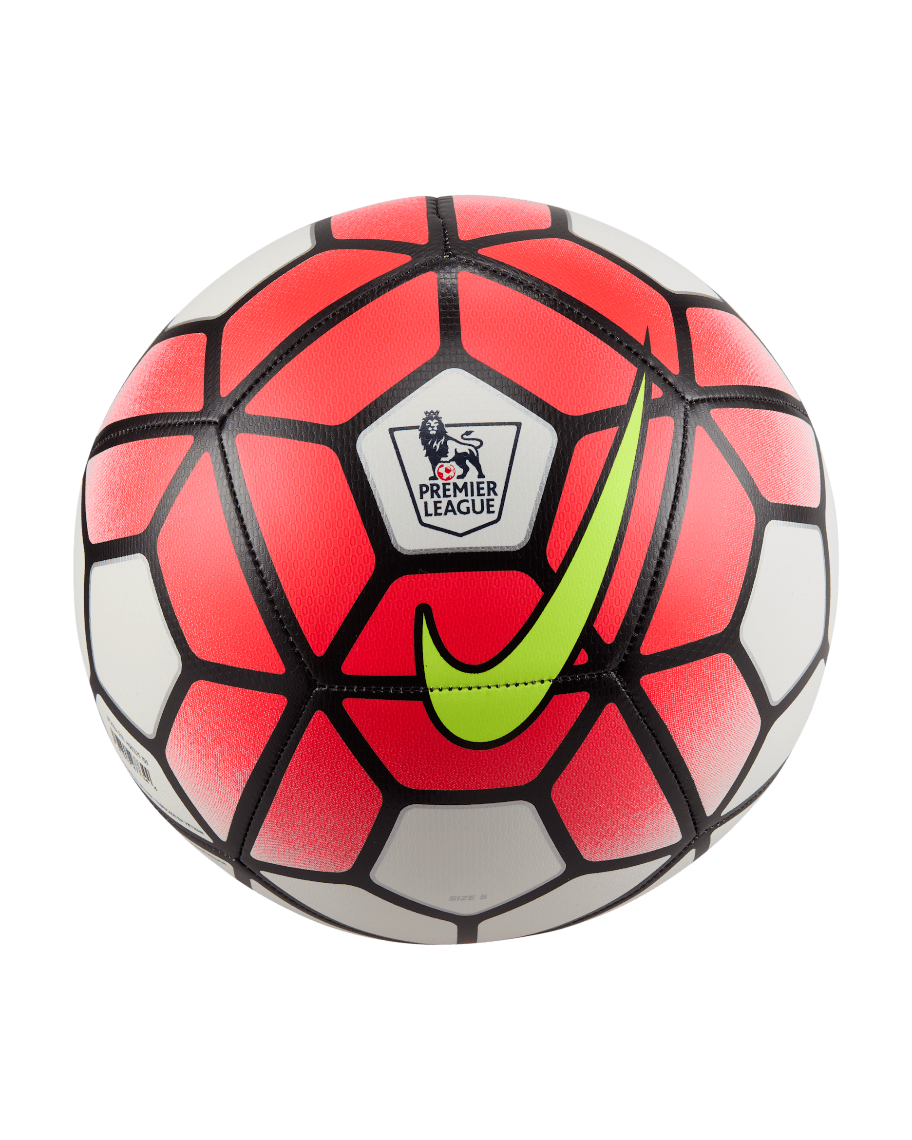 ลูกฟุตบอล Nike Premier League Heritage Ordem 3 - ขาว/Bright Crimson/Volt