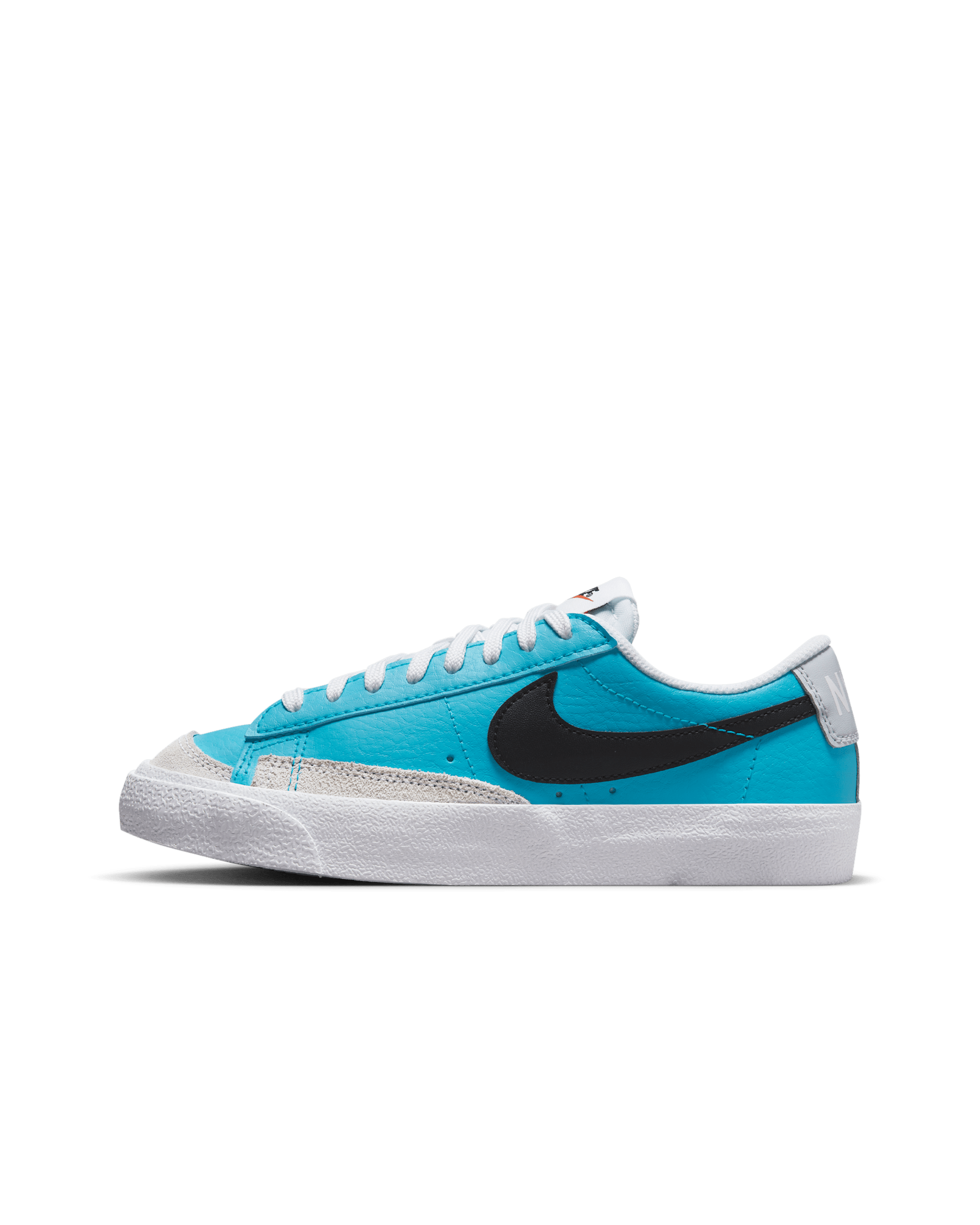 Nike Blazer Low '77 Older Kids' Shoes - Blue Lightning/Pure Platinum/White/Black