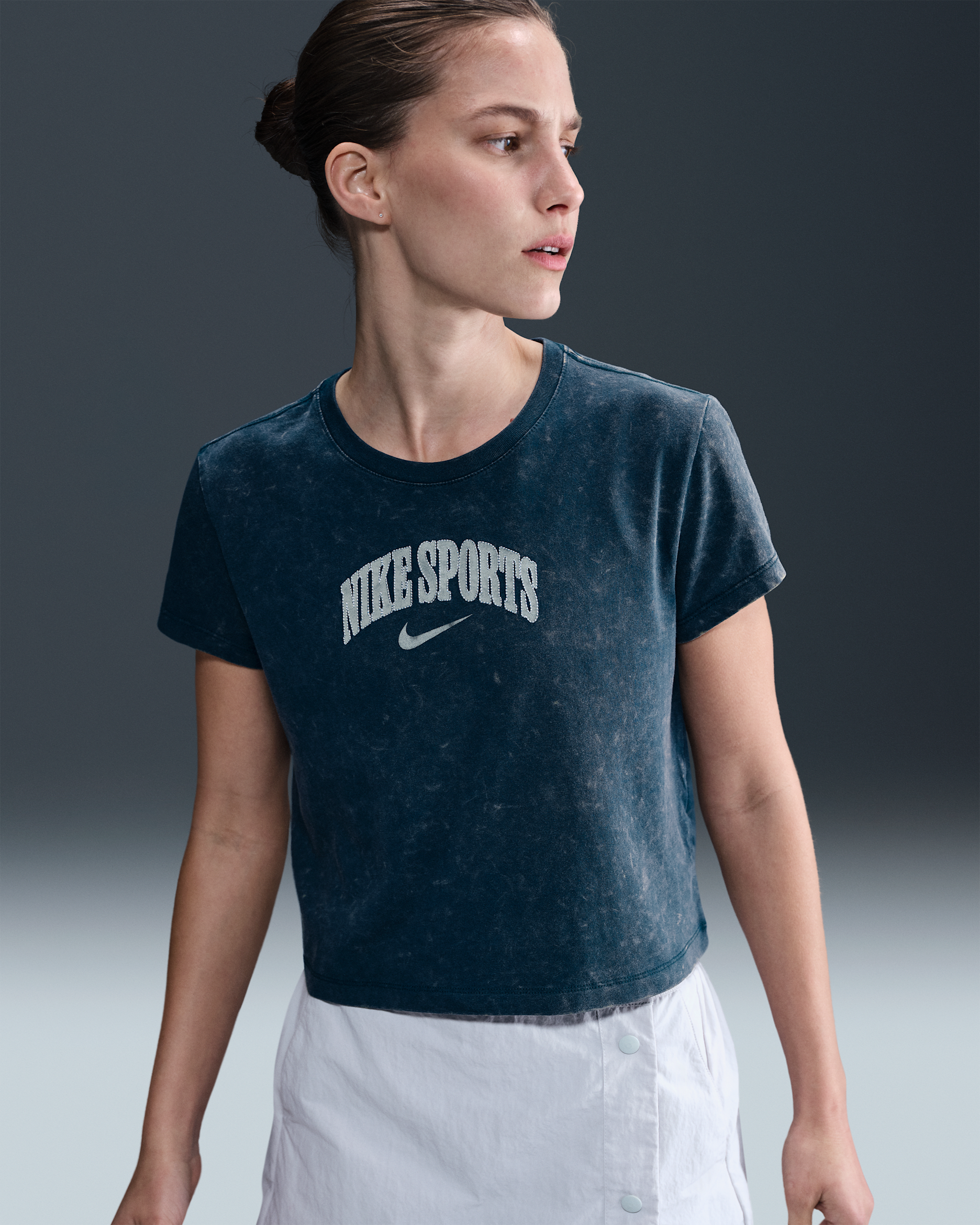 Nike Sportswear Women's Short-Sleeve T-Shirt - Armory Navy