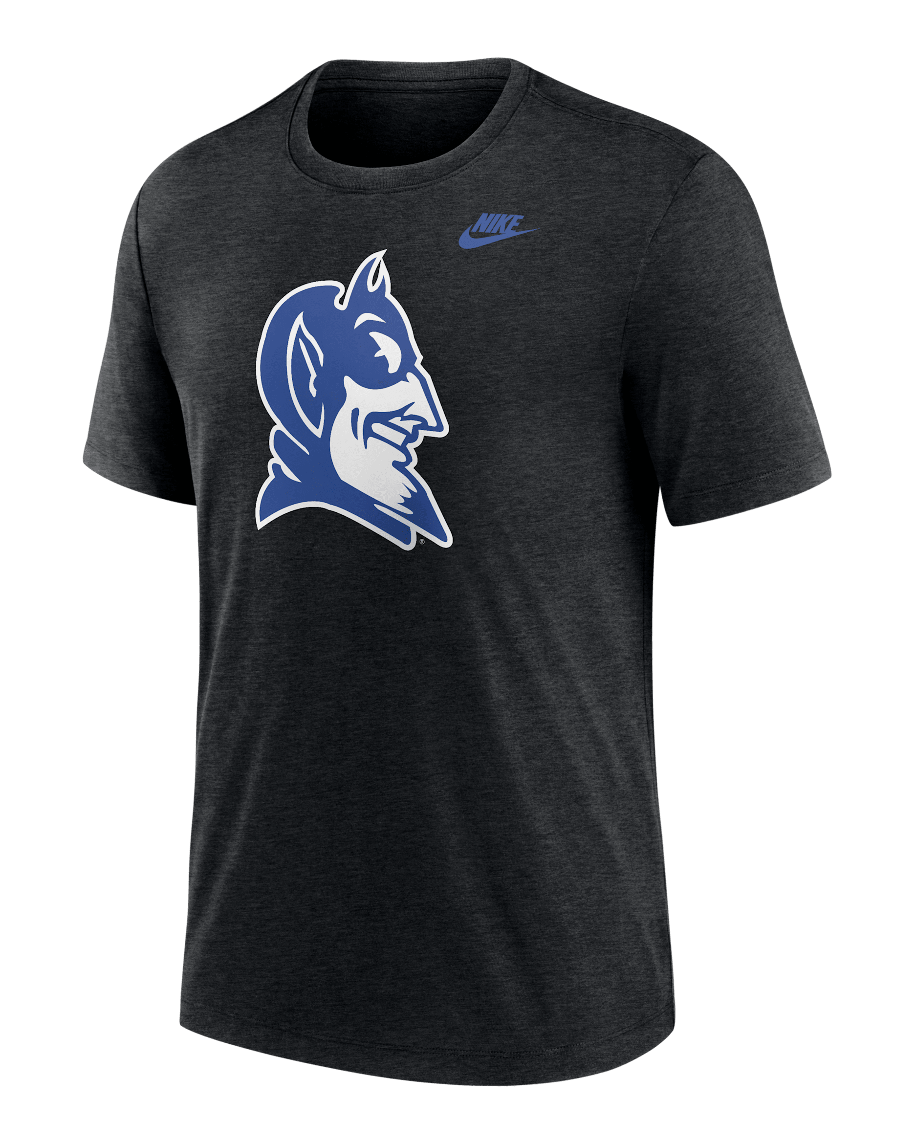 Duke Blitz Legacy Primary Men's Nike College T-Shirt - Black Heather