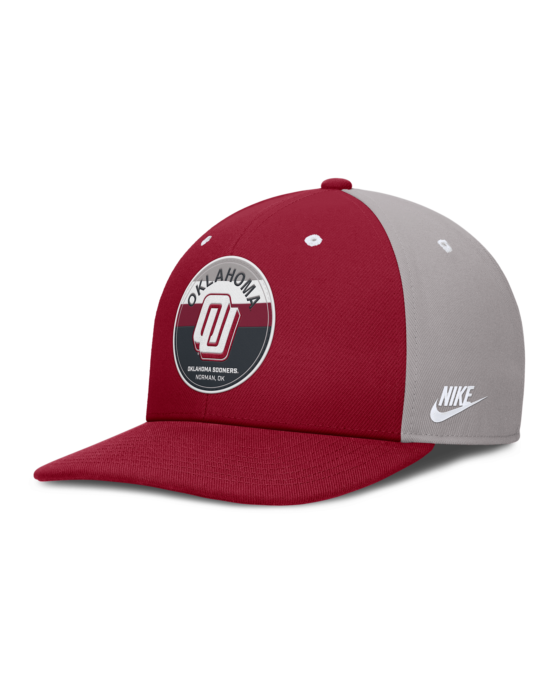 Oklahoma Athletic Prep Pro Men's Nike Dri-FIT College Adjustable Hat - Crimson