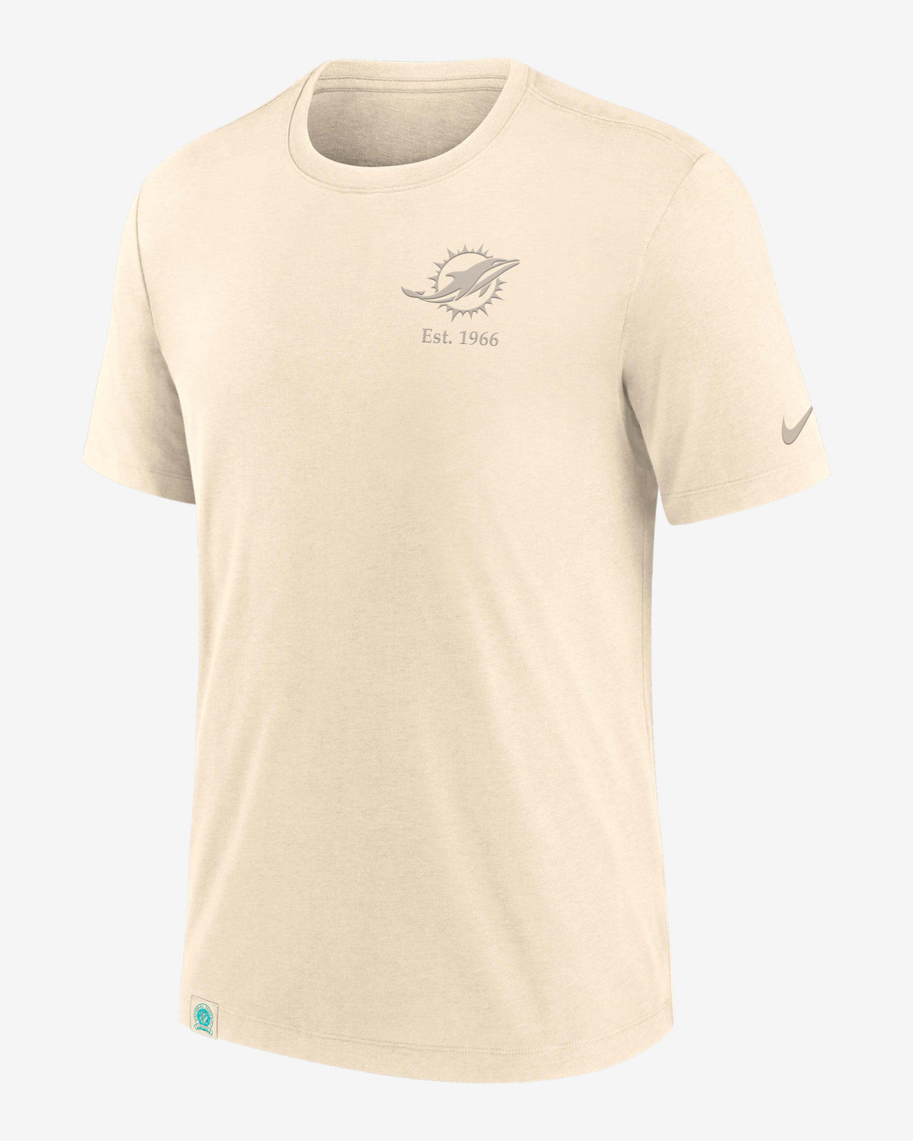 Miami Dolphins Glory Men's Nike NFL T-Shirt - Natural