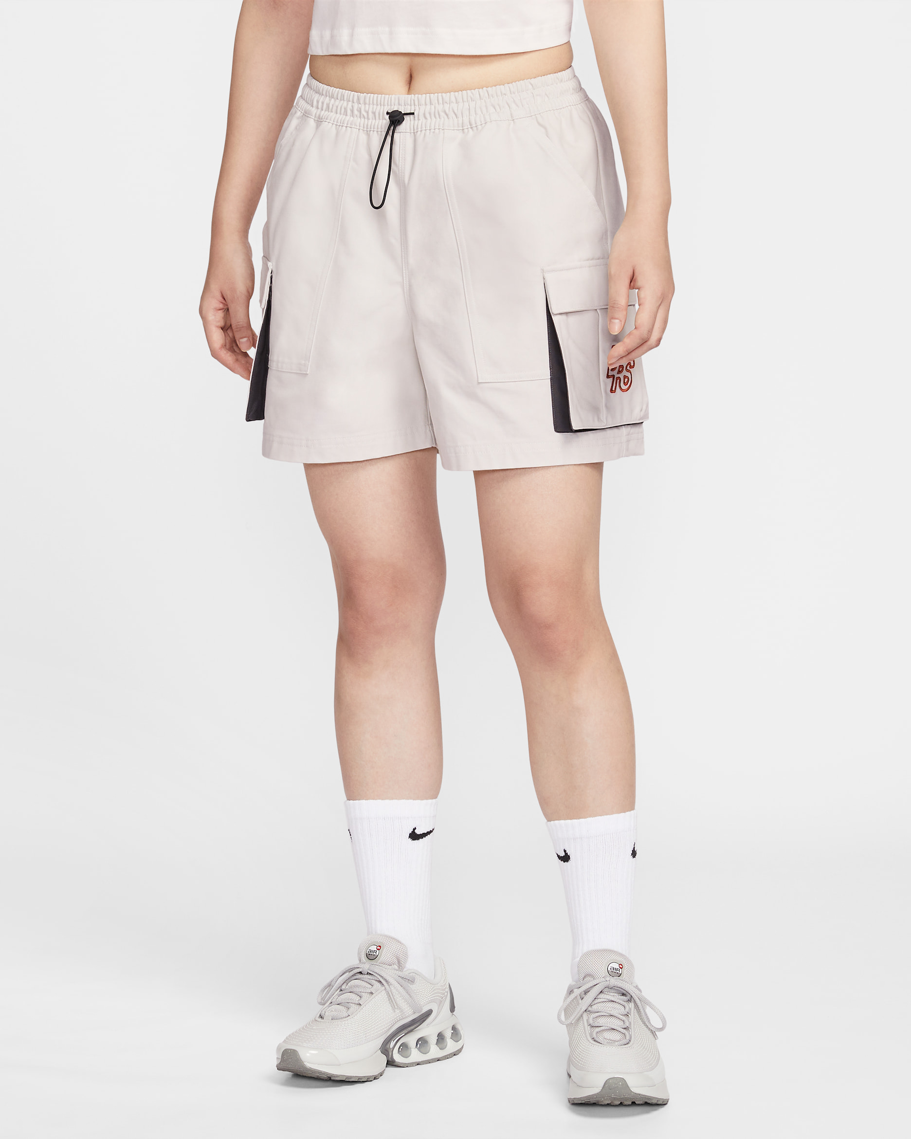 Nike Sportswear Women's 5" Cargo Shorts - Light Bone/Anthracite