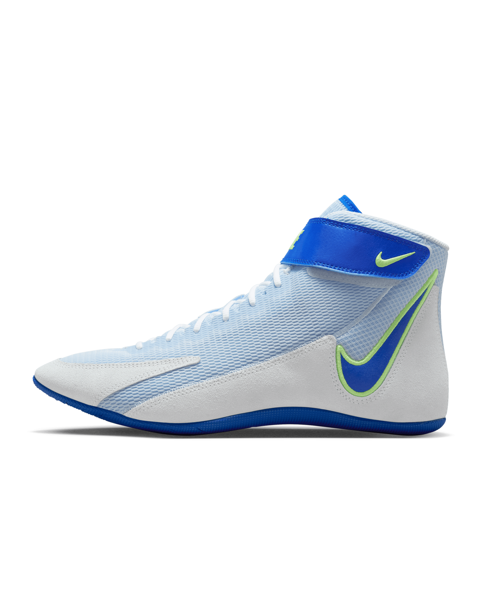 Nike Speedsweep 8 Wrestling Shoes - Blue Tint/Lime Blast/White/Hyper Royal