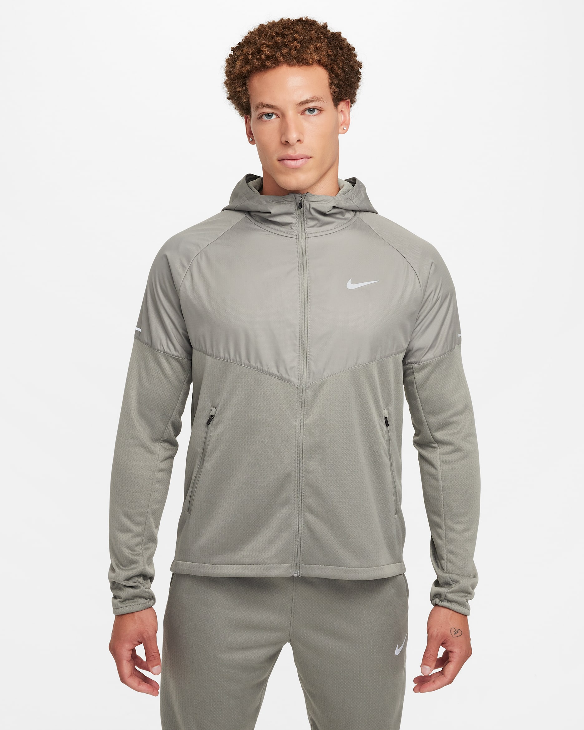 Casaco de running repelente de água Therma-FIT Nike Sphere Miler para homem - Dark Stucco/Dark Stucco