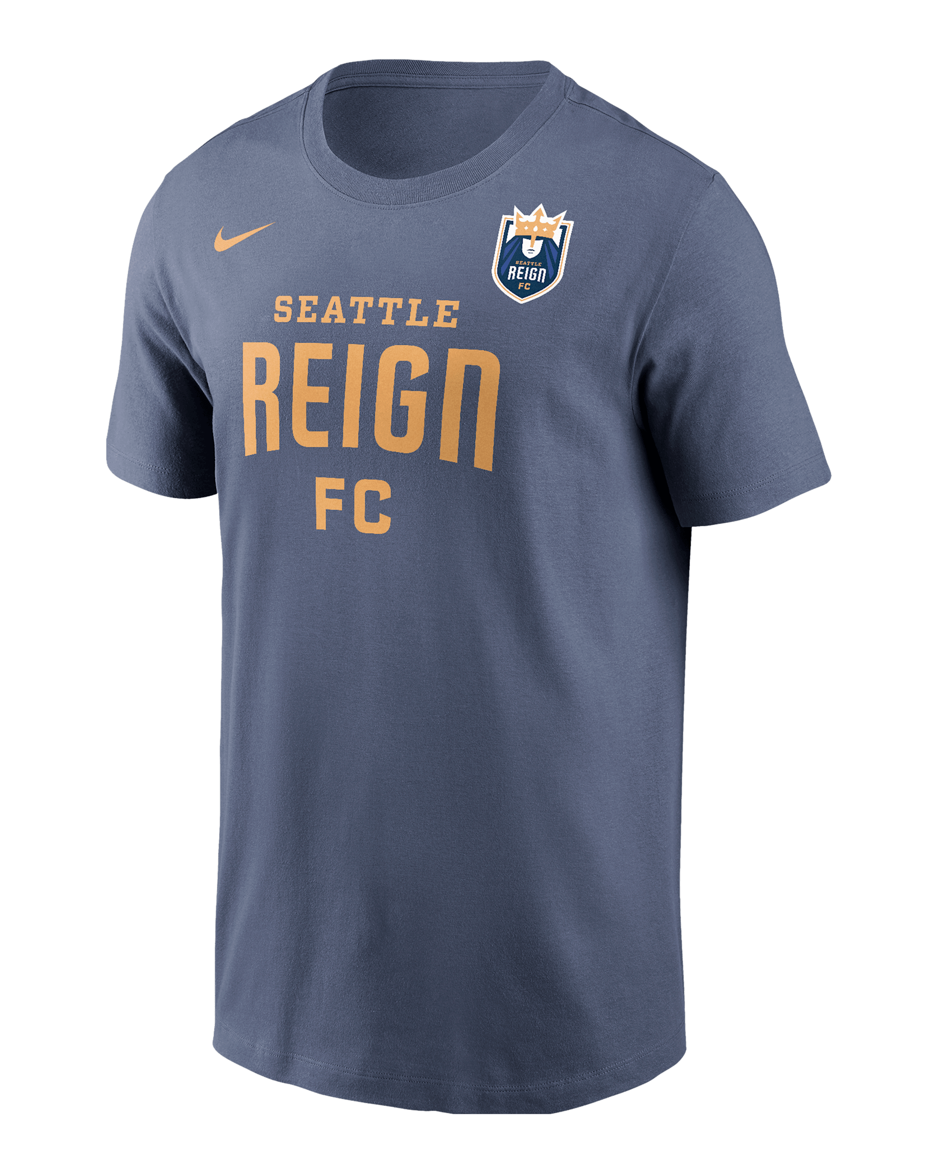 Playera Nike de la NWSL para hombre Seattle Reign Core - Azul difuso