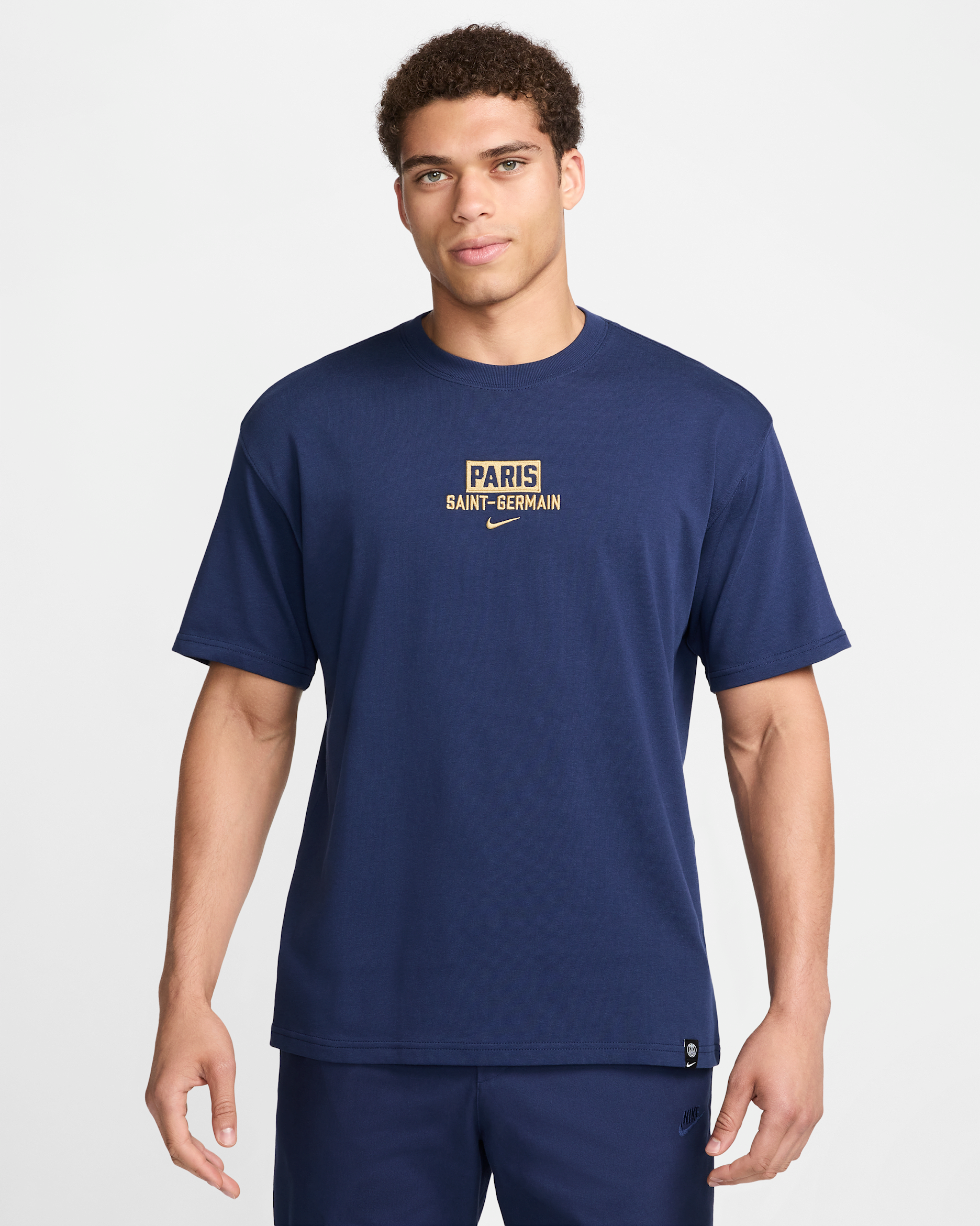 Paris Saint-Germain Max90 Men's Nike Football T-Shirt - Midnight Navy