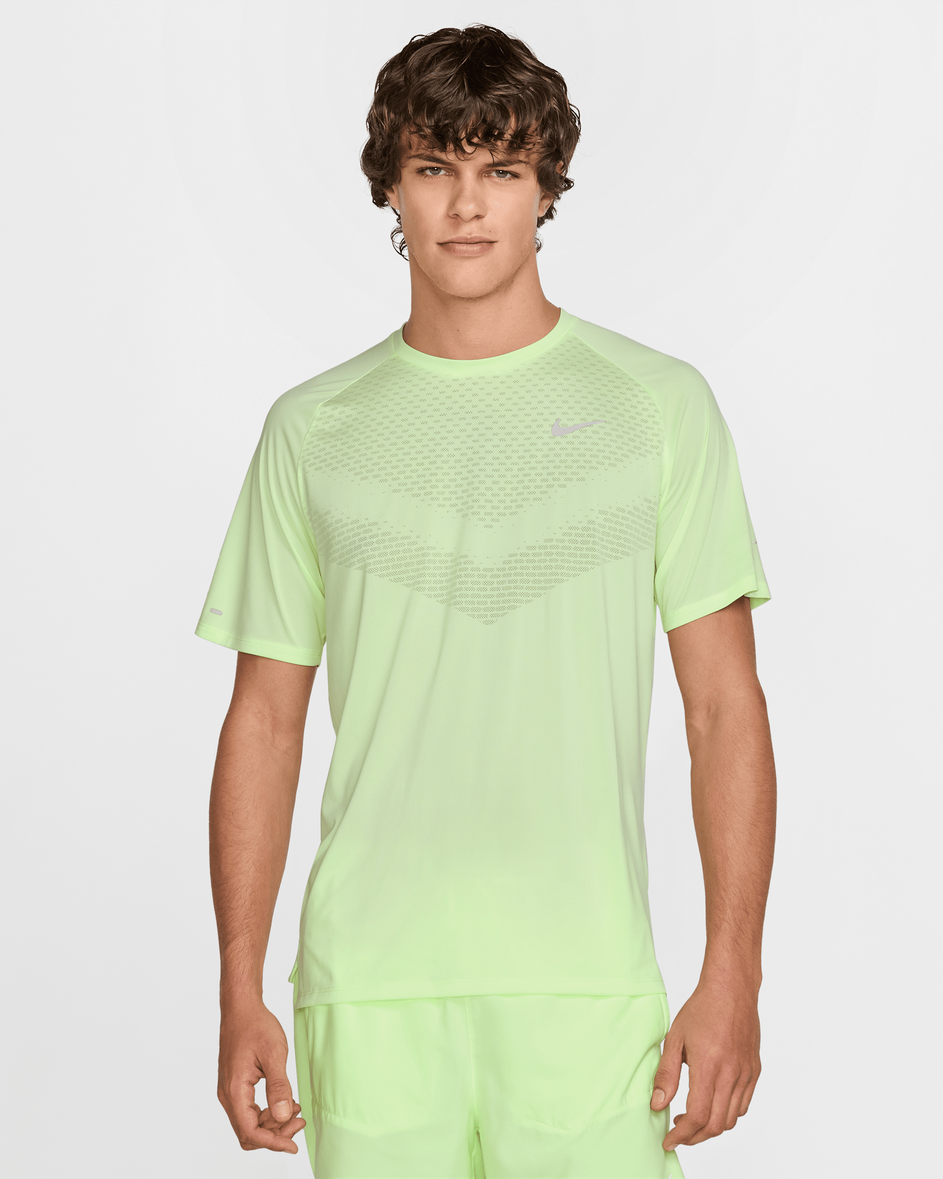 Nike Stride Men's Dri-FIT ADV Short-Sleeve Running Top - Barely Volt
