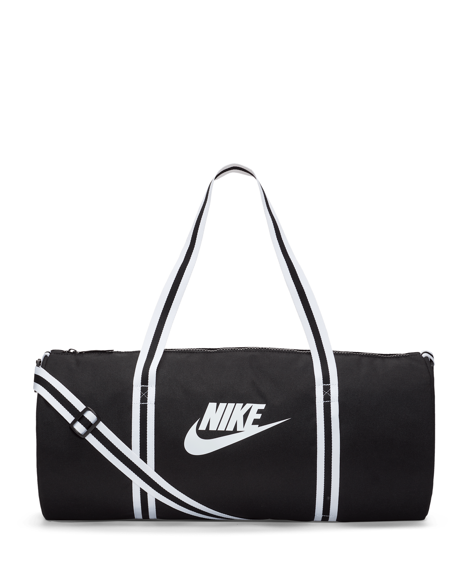 Nike Heritage Duffel Bag - Black/Black/White