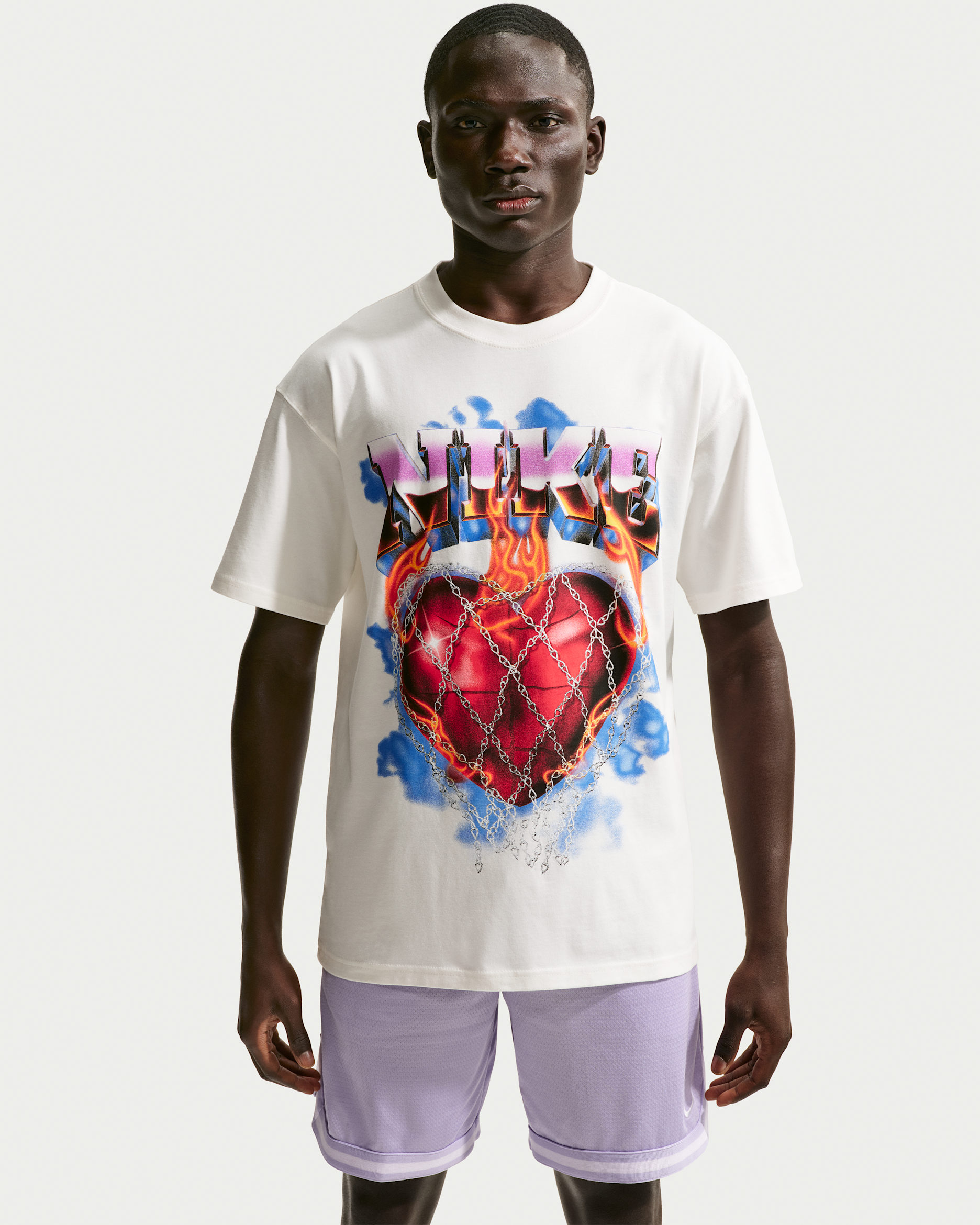 Nike Basketball-T-Shirt (Herren) - Sail