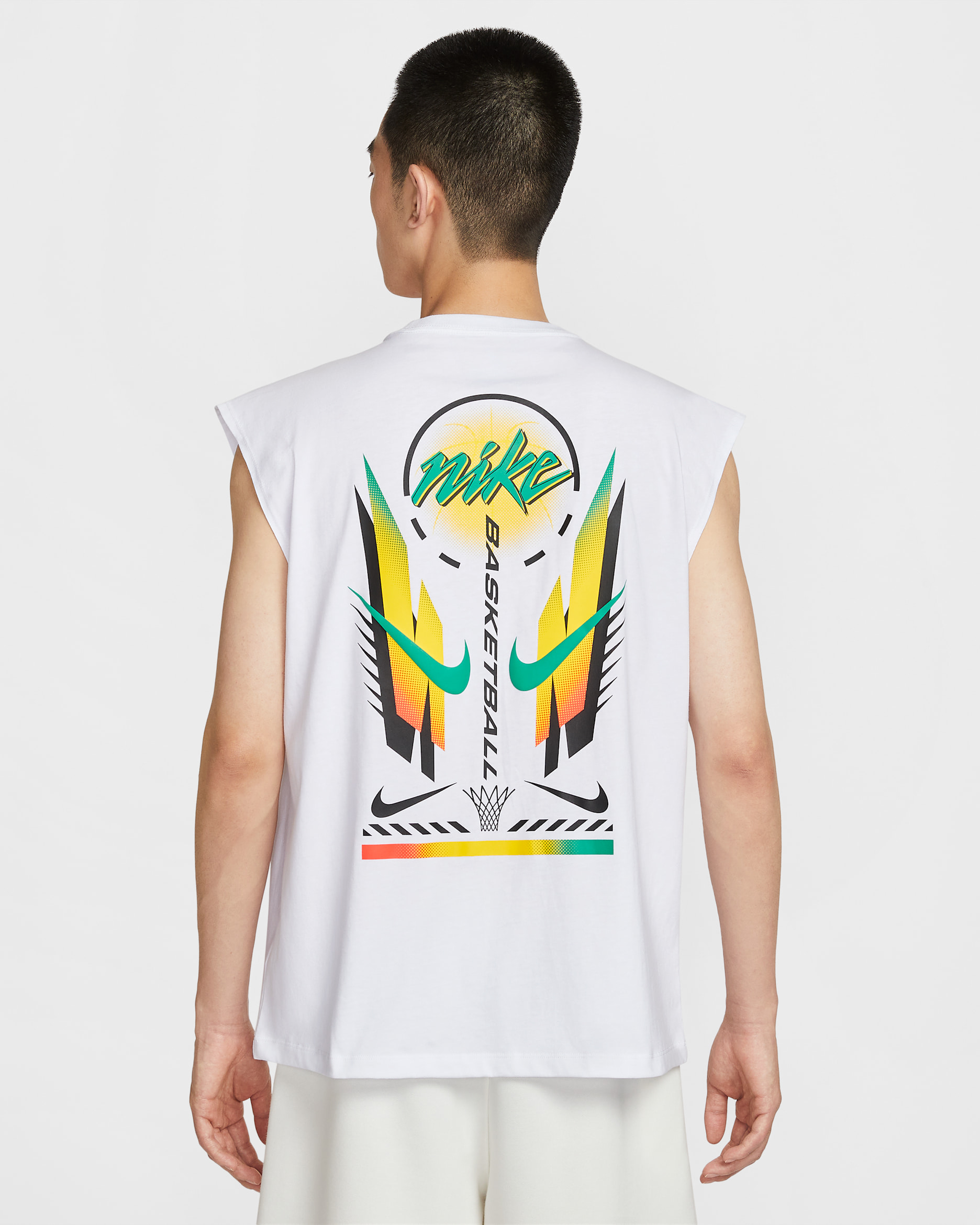 ナイキ メンズ バスケットボール Tシャツ - ホワイト