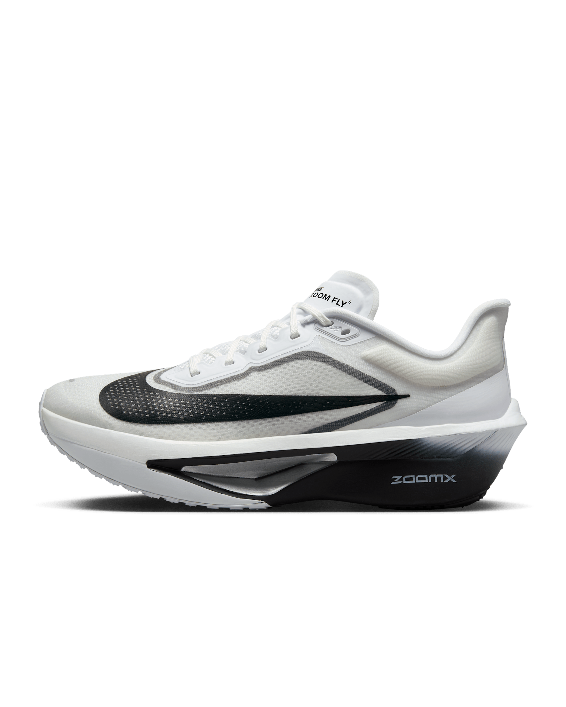 나이키 줌 플라이 6 남성 로드 레이싱화 - 화이트/스모크 그레이/메탈릭 실버/블랙