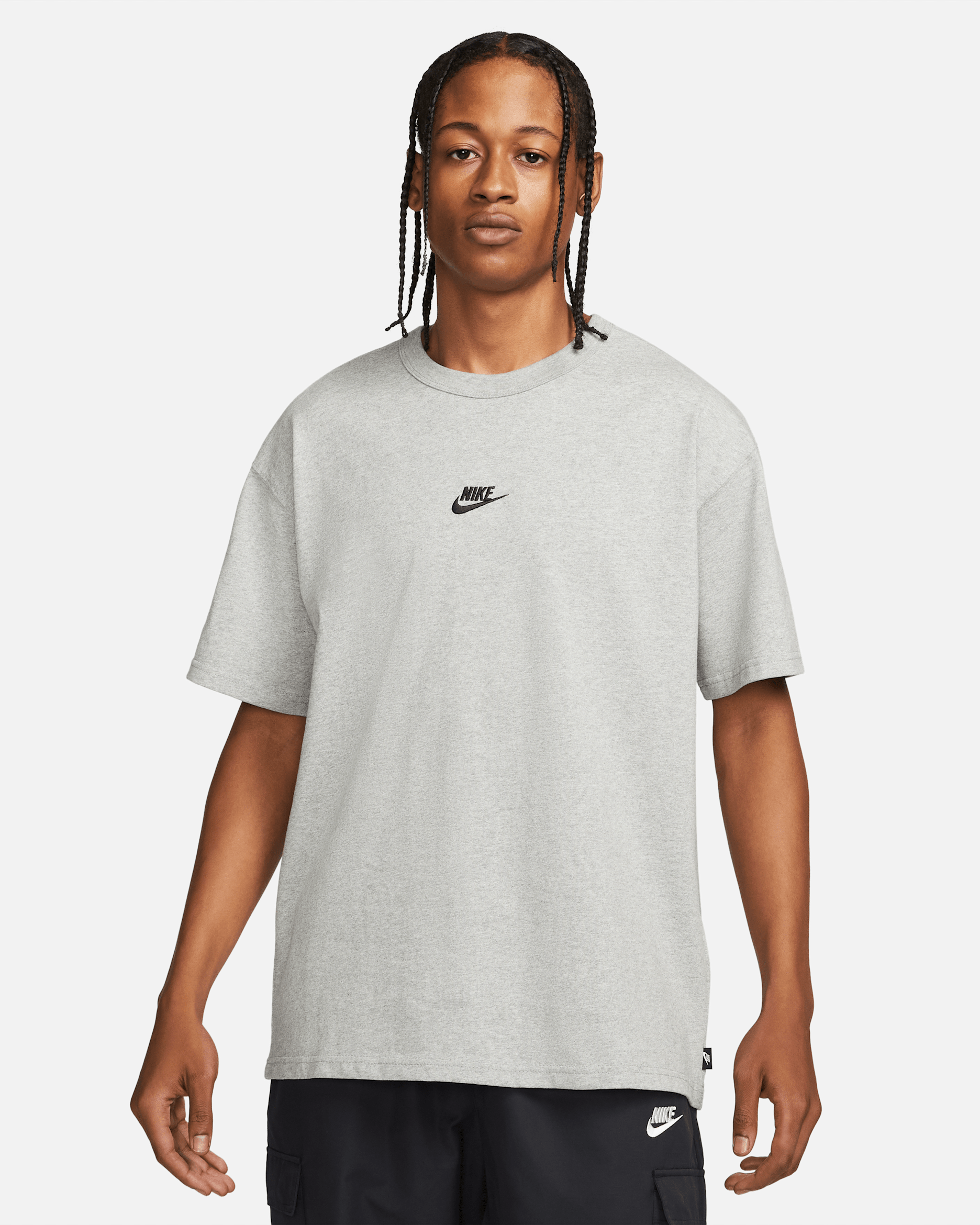 Nike Sportswear Premium Essentials Men's T-Shirt - Dark Grey Heather