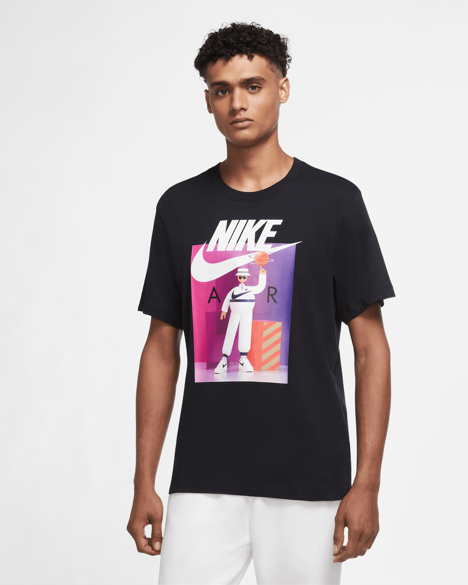Nike Sportswear Men's Graphic T-Shirt - Black