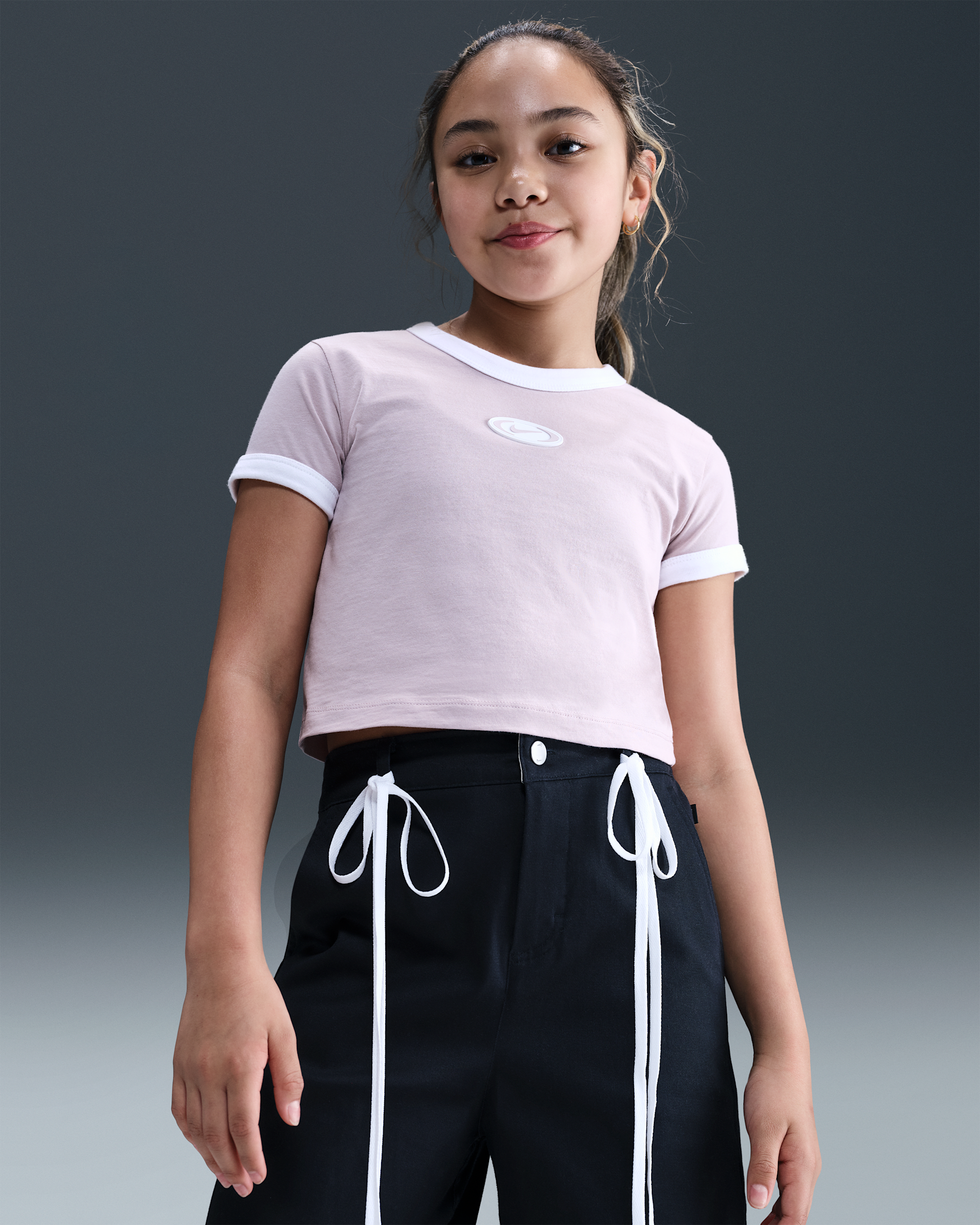 Nike Sportswear kort T-shirt voor meisjes - Platinum Violet