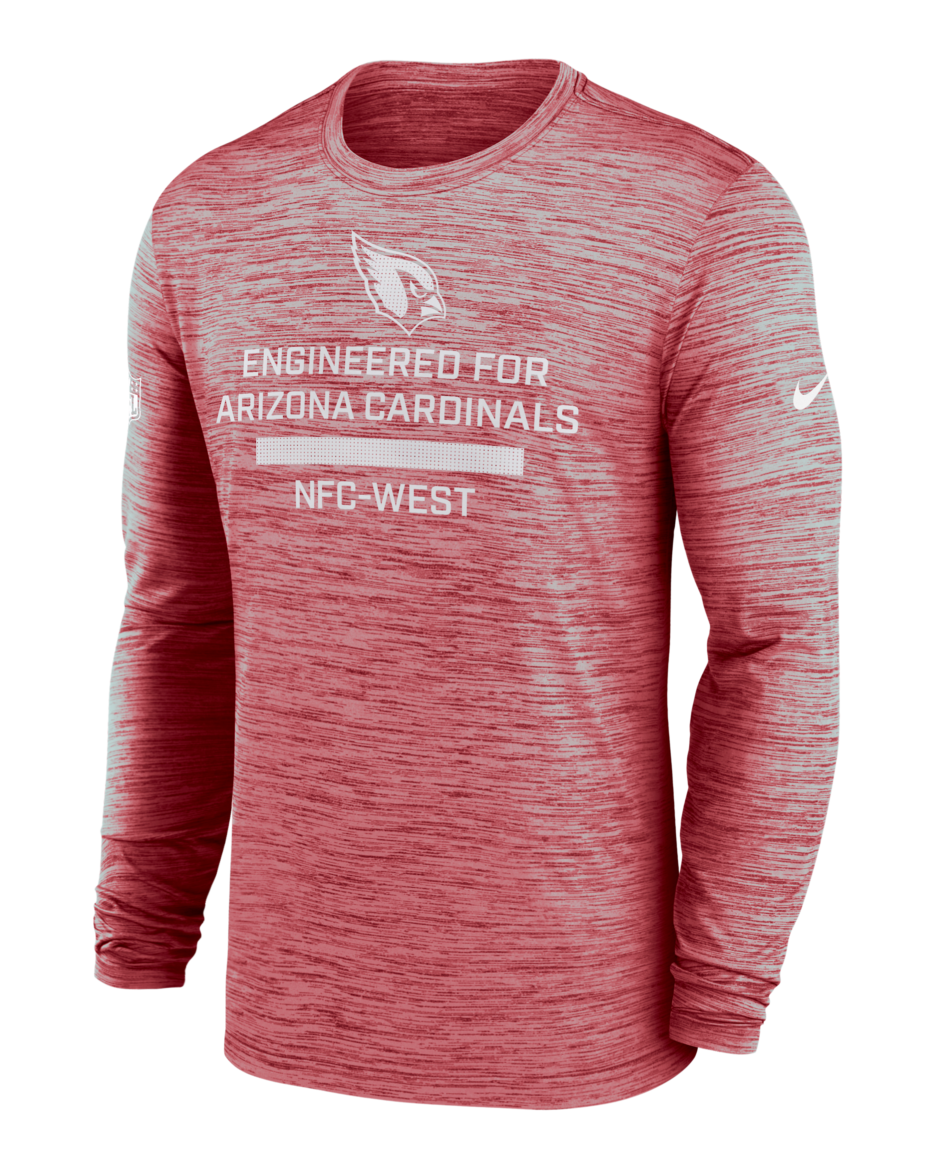 Arizona Cardinals Sideline Team Issue Velocity Men's Nike Dri-FIT NFL Long-Sleeve T-Shirt - Red