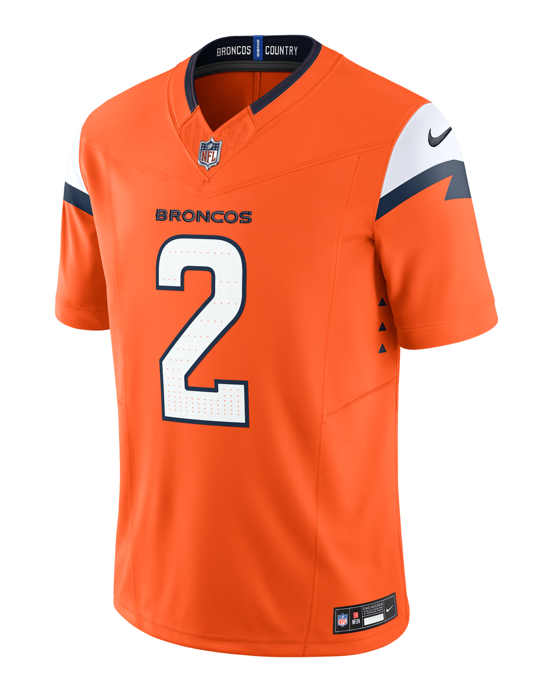 Patrick Surtain II Denver Broncos Men's Nike Dri-FIT NFL Limited Football Jersey - Orange