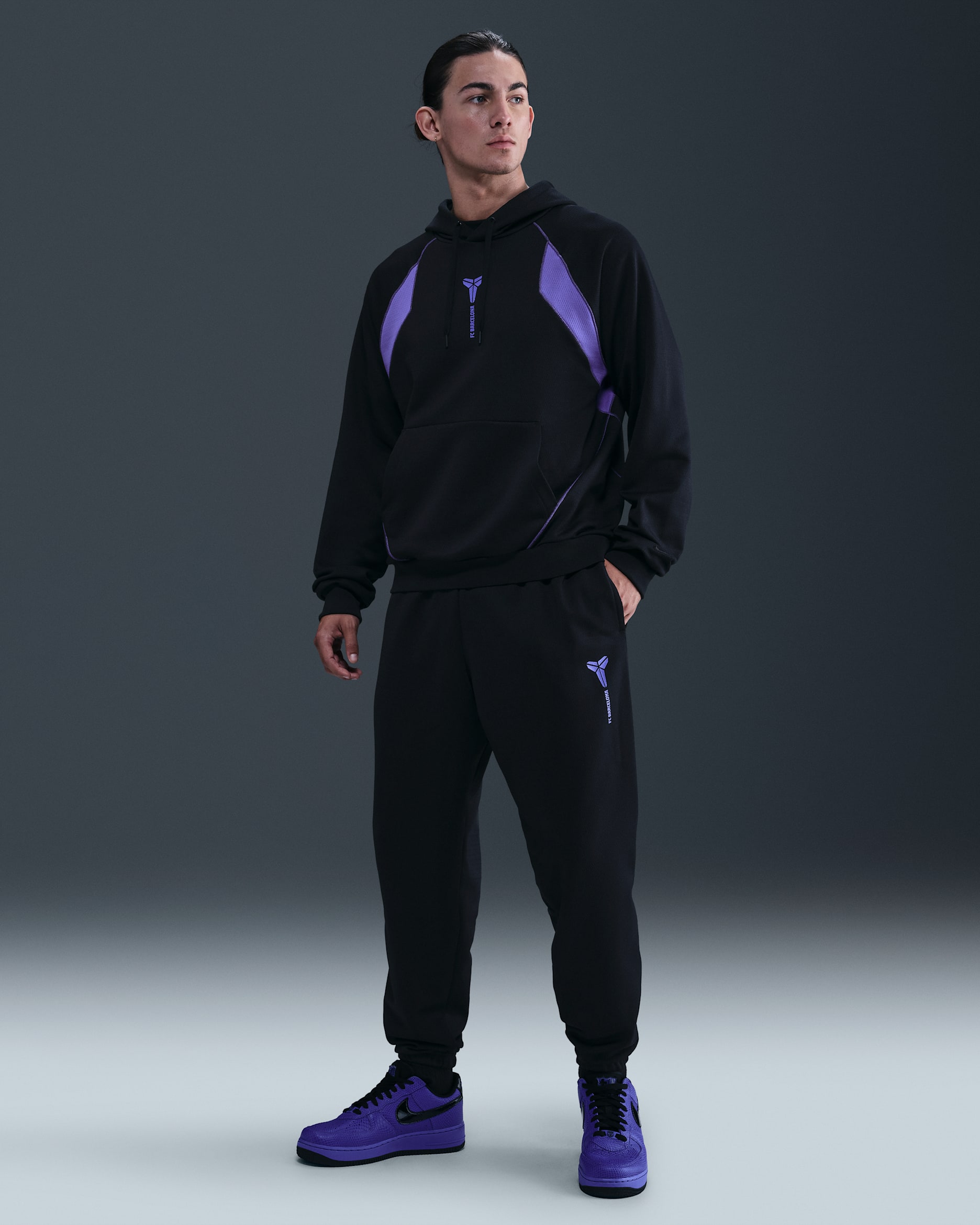 FC Barcelona Away Kobe Therma-FIT Soccer Pants - Black/Black