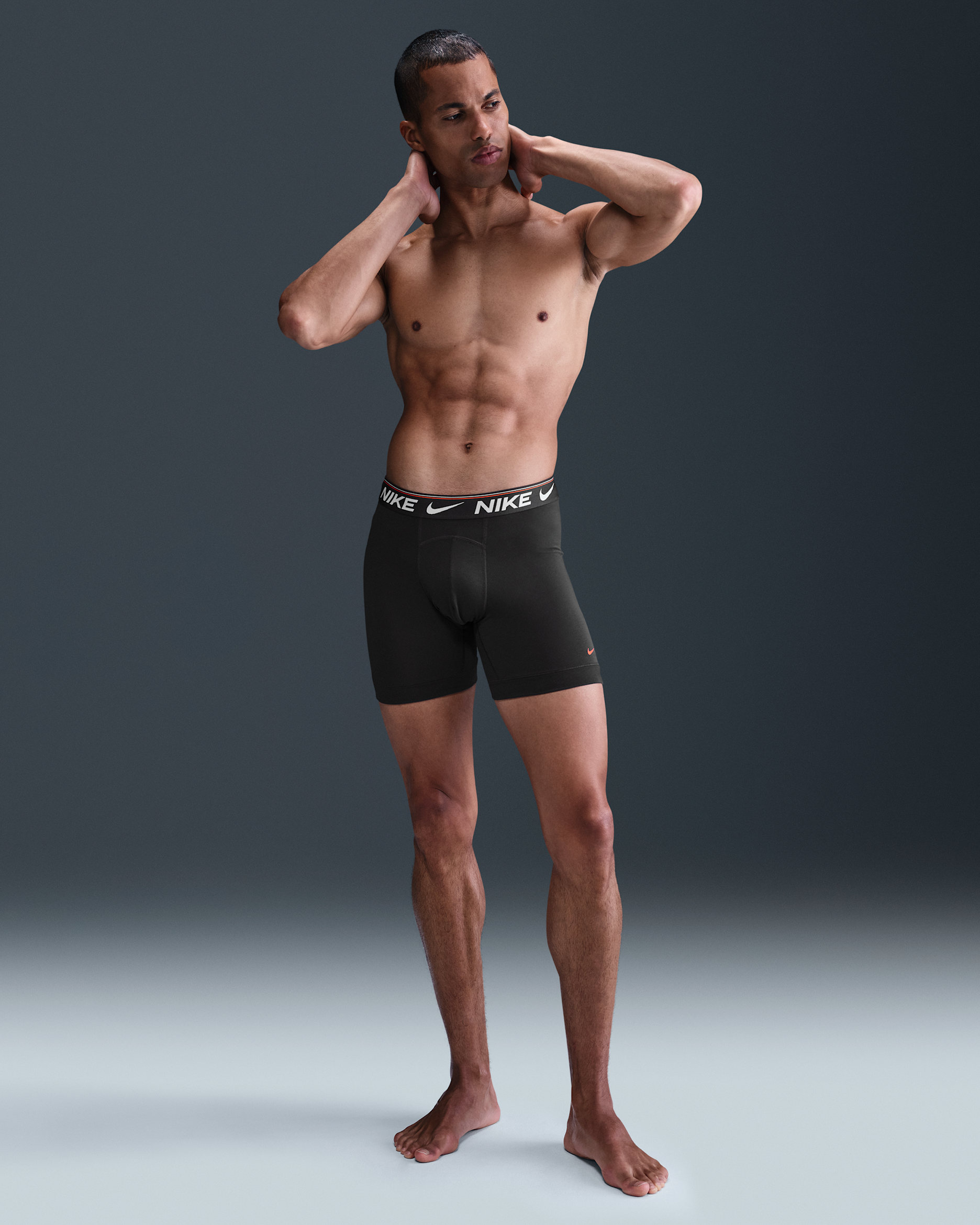 Nike Dri-FIT Ultra Comfort Men's Boxer Briefs (3-Pack) - Grey Heather