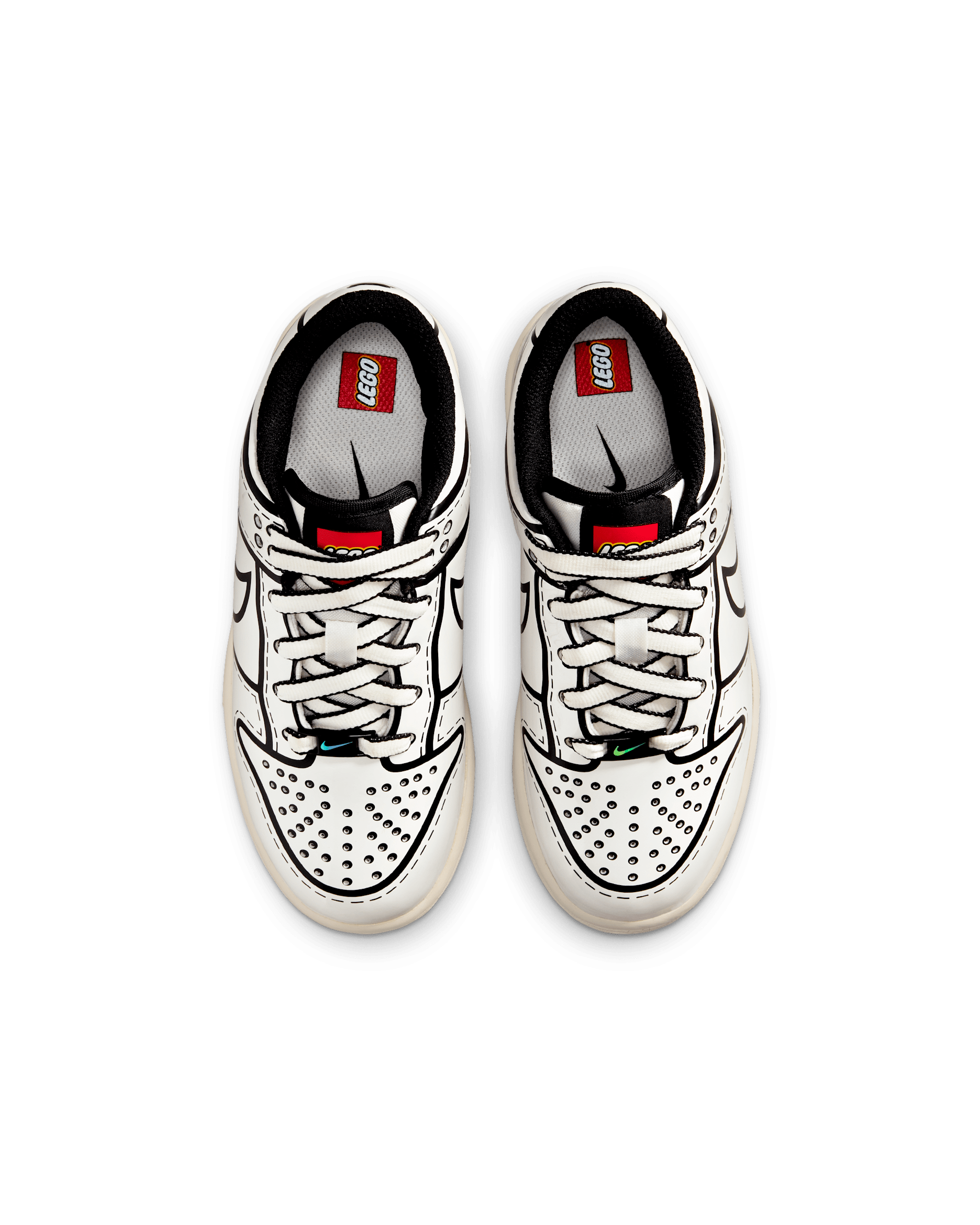 Nike Dunk Low x LEGO® Collection Little Kids' Shoes