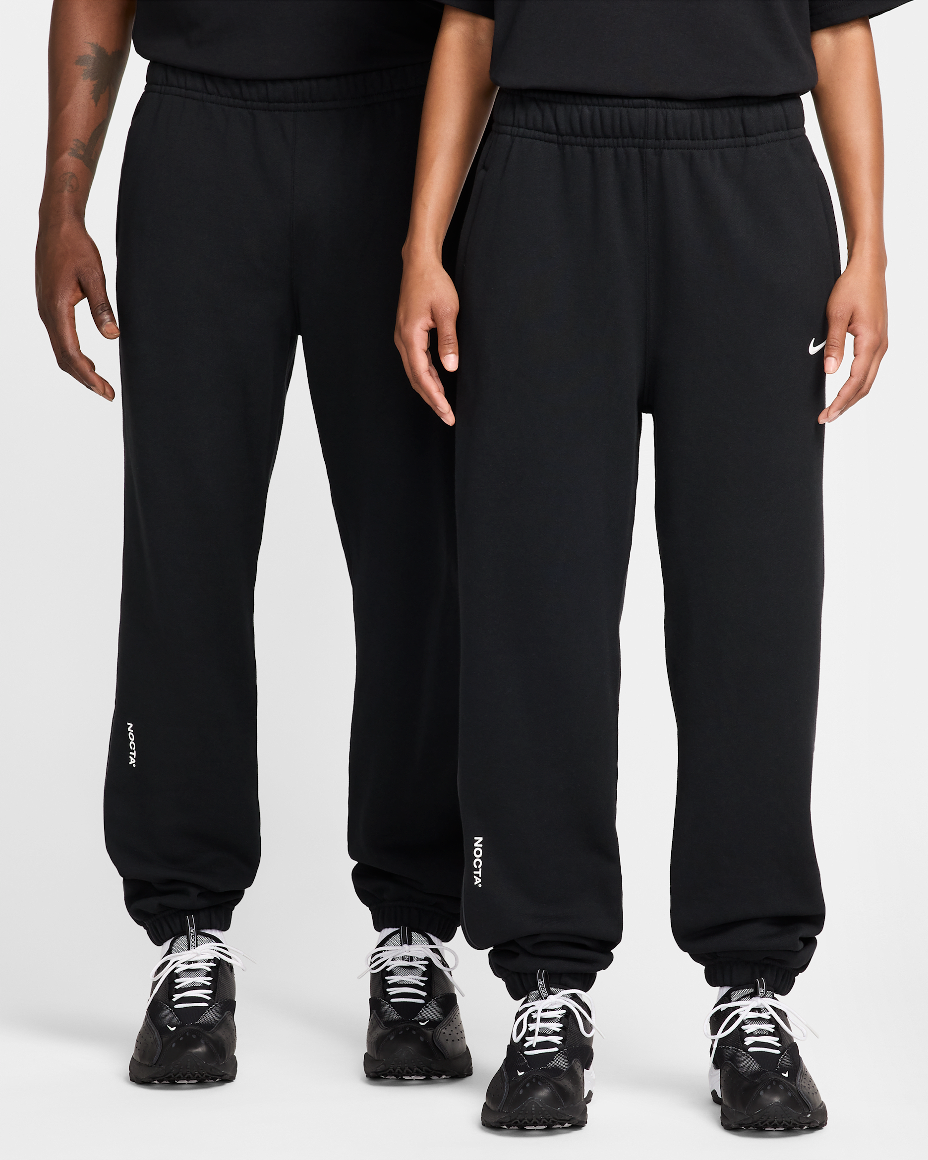 NOCTA NOCTA Fleece CS Eşofman Altı - Siyah/Beyaz