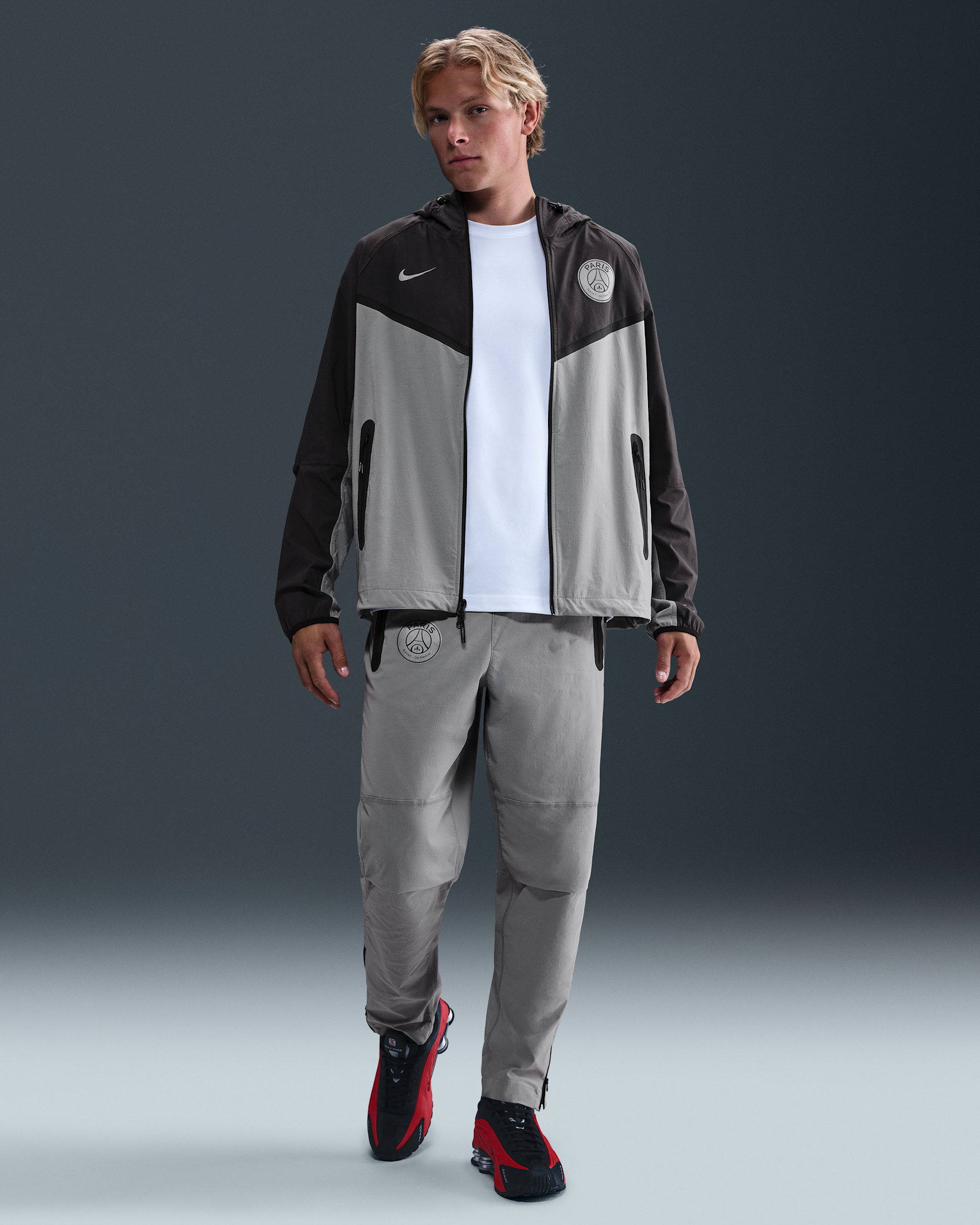 Paris Saint-Germain FC Tech Nike Fußballhose aus Webmaterial (Herren) - Particle Grey/Particle Grey