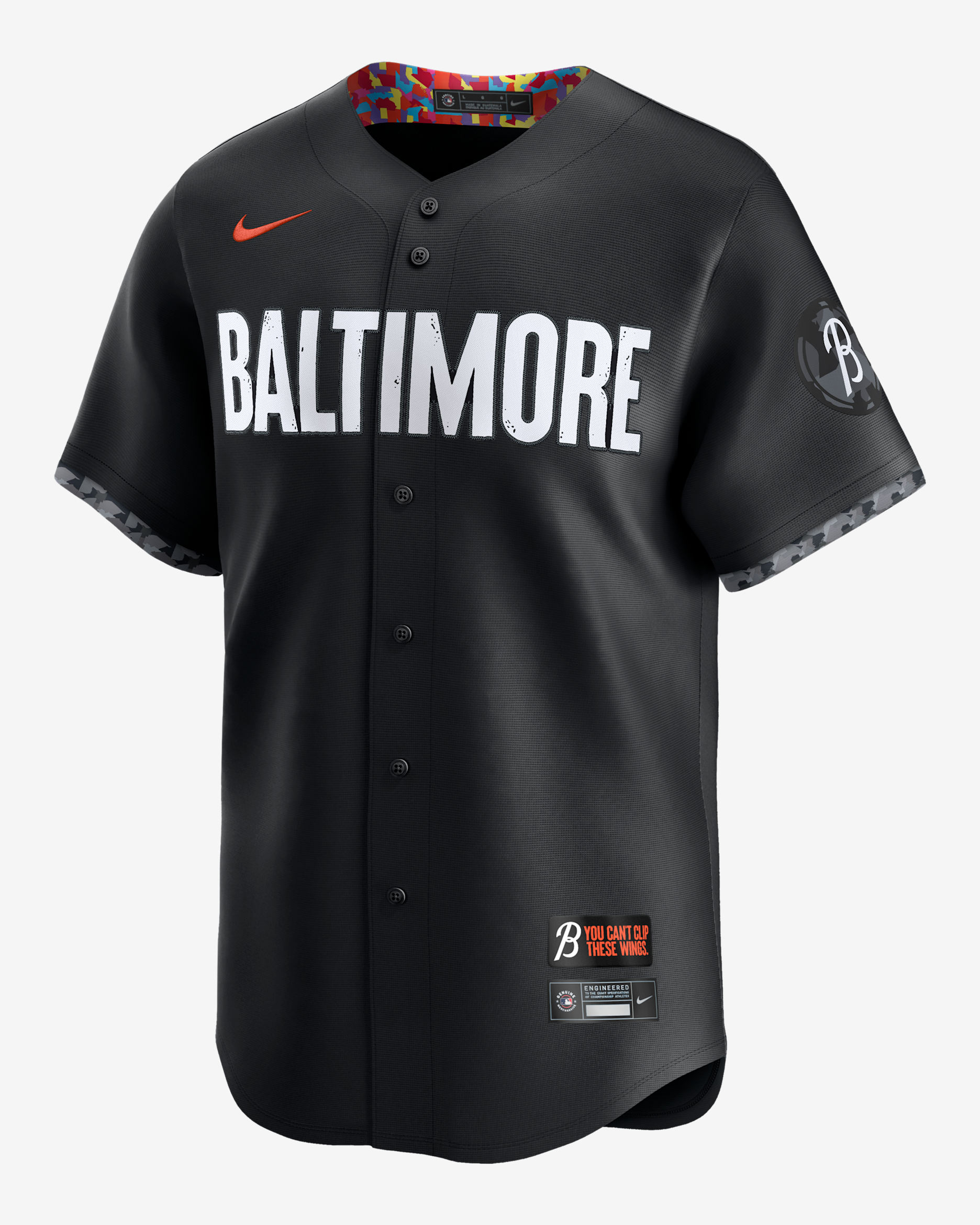 Jersey Nike Dri-FIT ADV de la MLB Limited para hombre Baltimore Orioles City Connect - Negro
