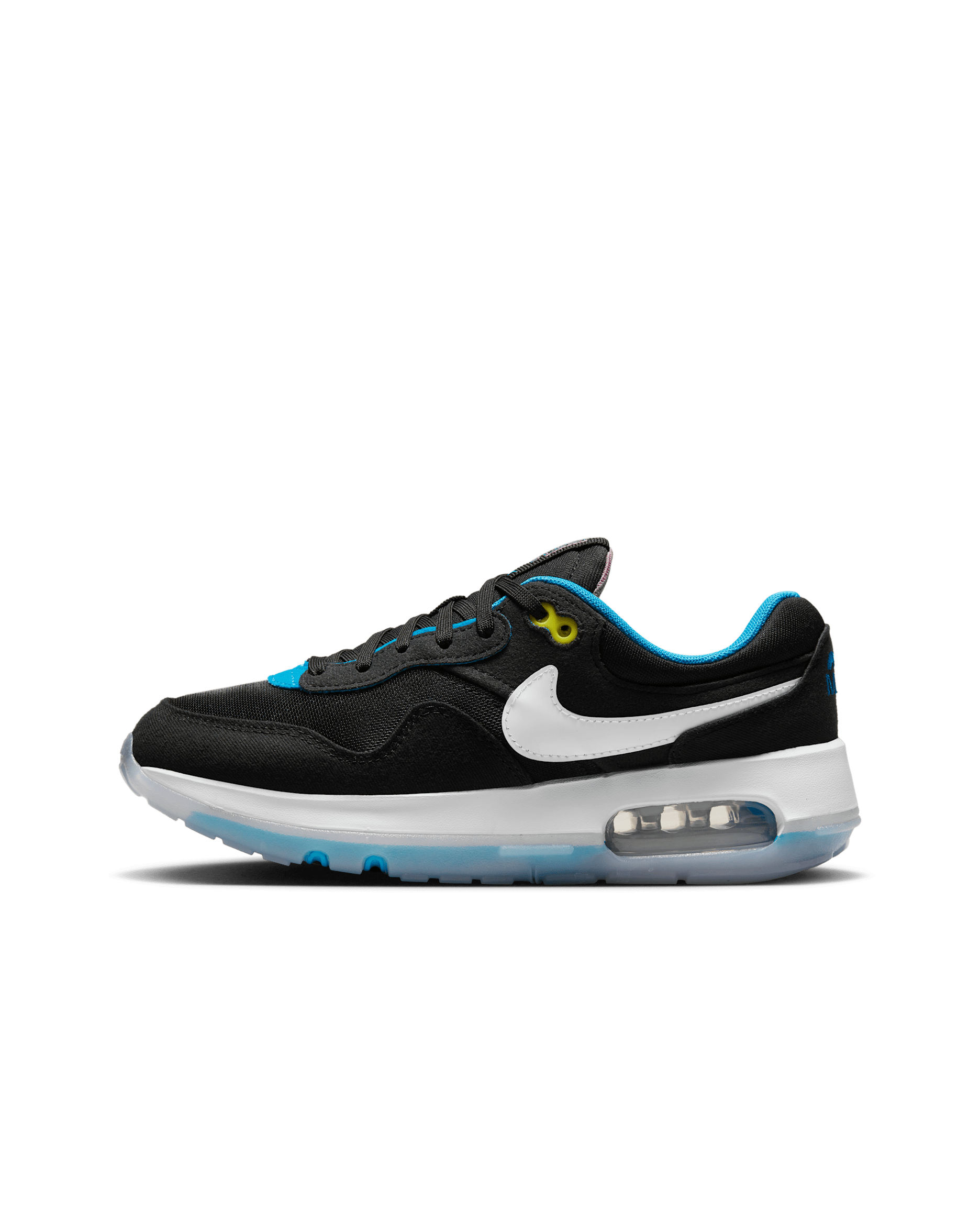 Scarpa Nike Air Max Motif - Ragazzi - Nero/Blue Lightning/Game Royal/Bianco