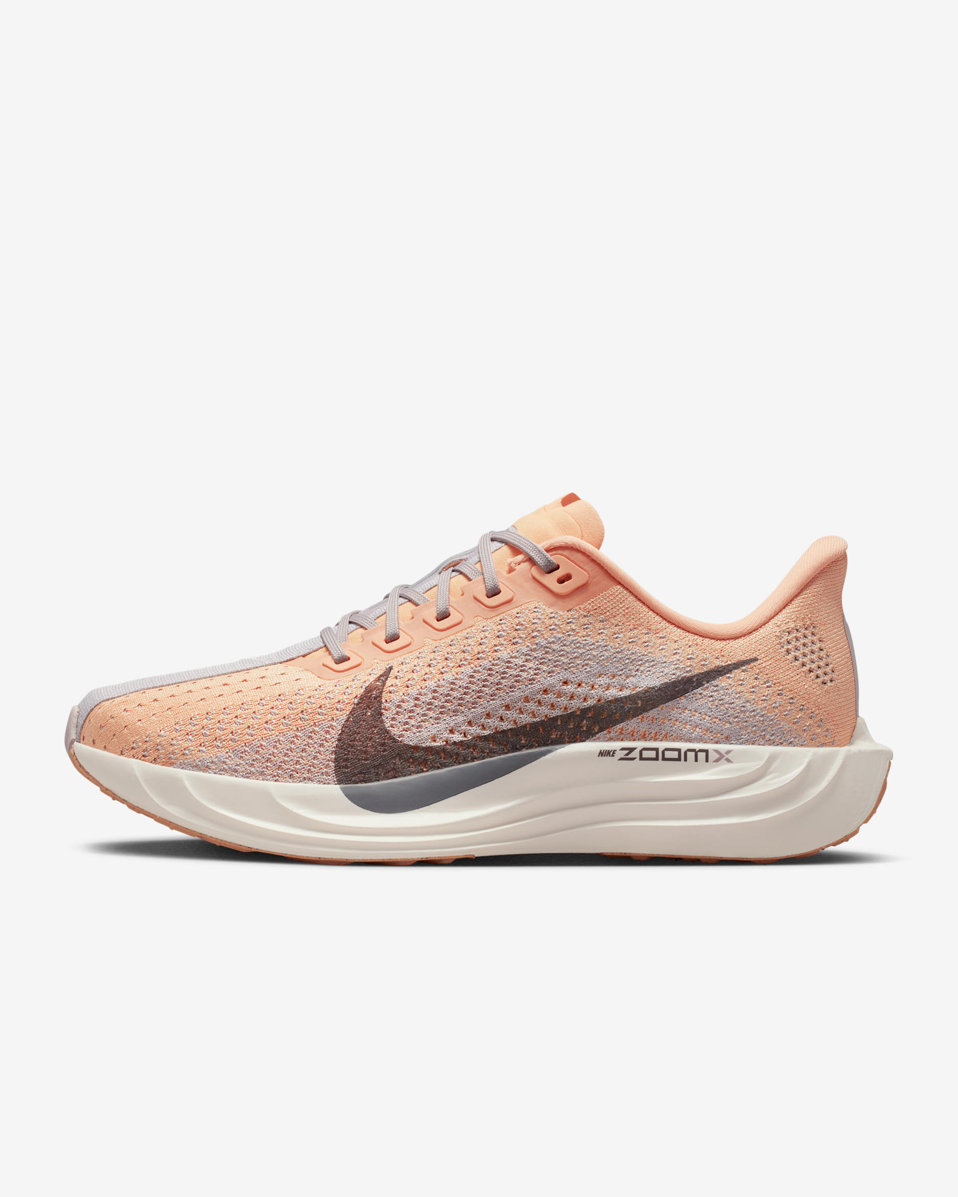 Nike Pegasus Plus Women's Road Running Shoes - Orange Chalk/Platinum Violet/Sail/Cave Stone