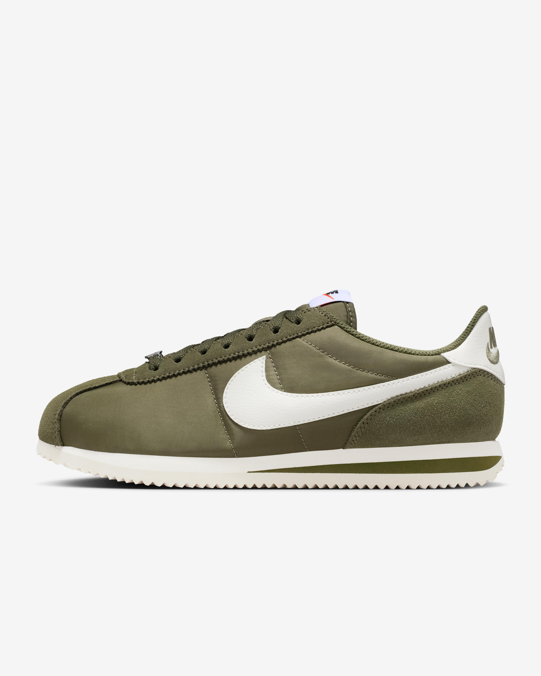 Nike Cortez Textile Zapatillas - Mujer - Medium Olive/Sail