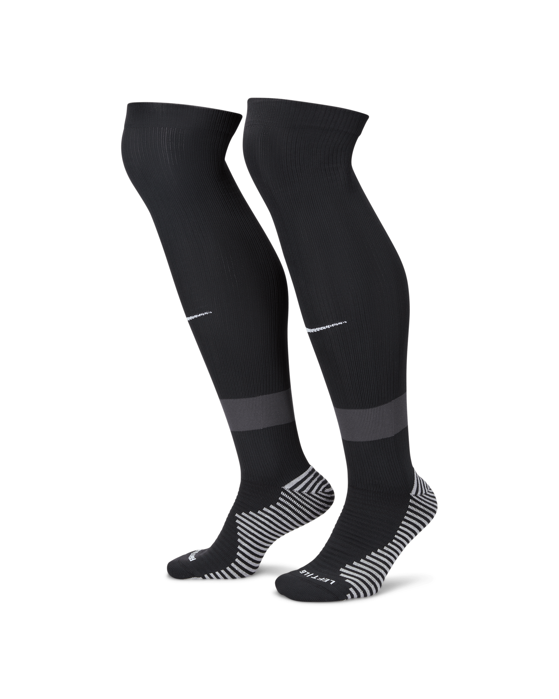 Calcetines de fútbol hasta la rodilla Nike Strike - Negro/Antracita/Blanco