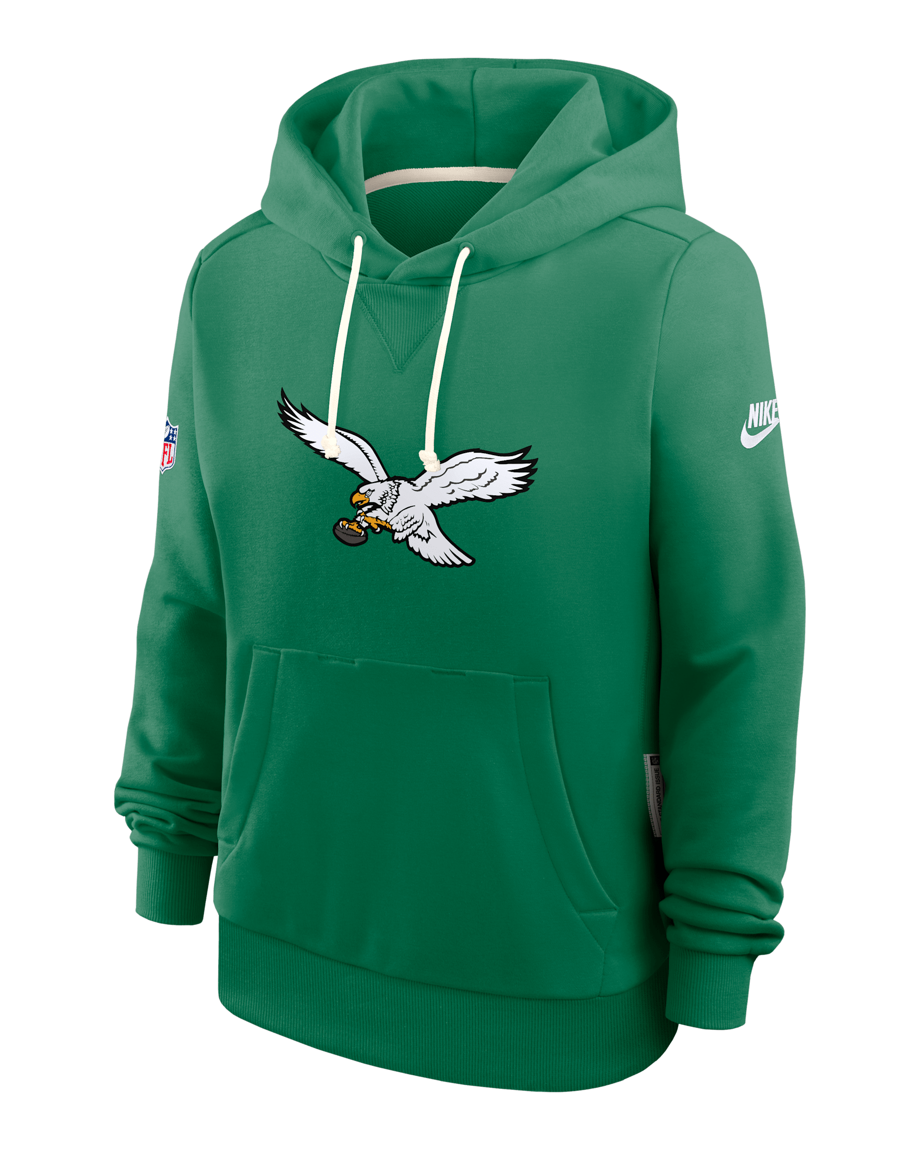 Philadelphia Eagles Alt Pack Women's Nike Dri-FIT NFL Pullover Hoodie - Kelly Green