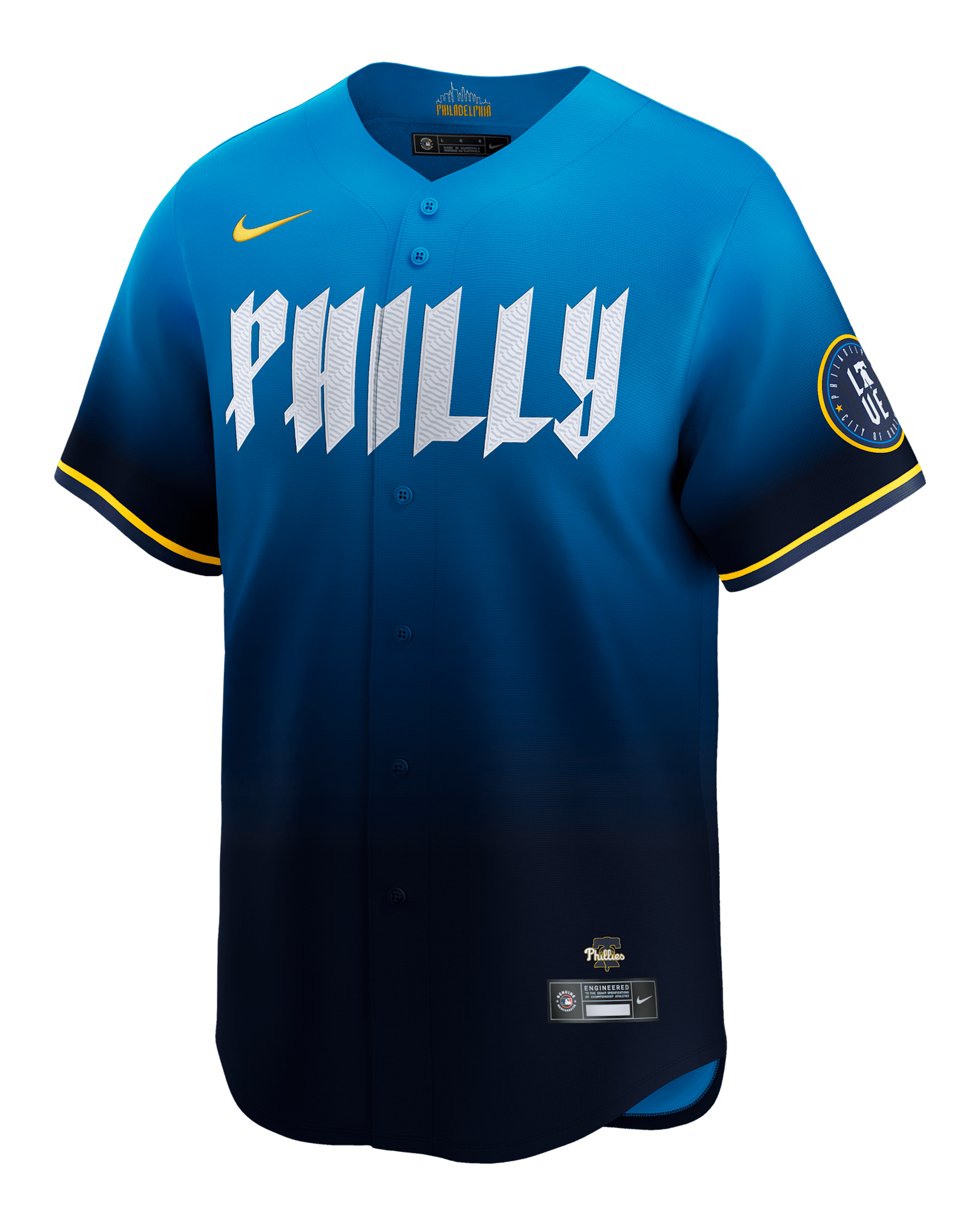 Philadelphia Phillies City Connect Men's Nike Dri-FIT ADV MLB Limited Jersey - Blue