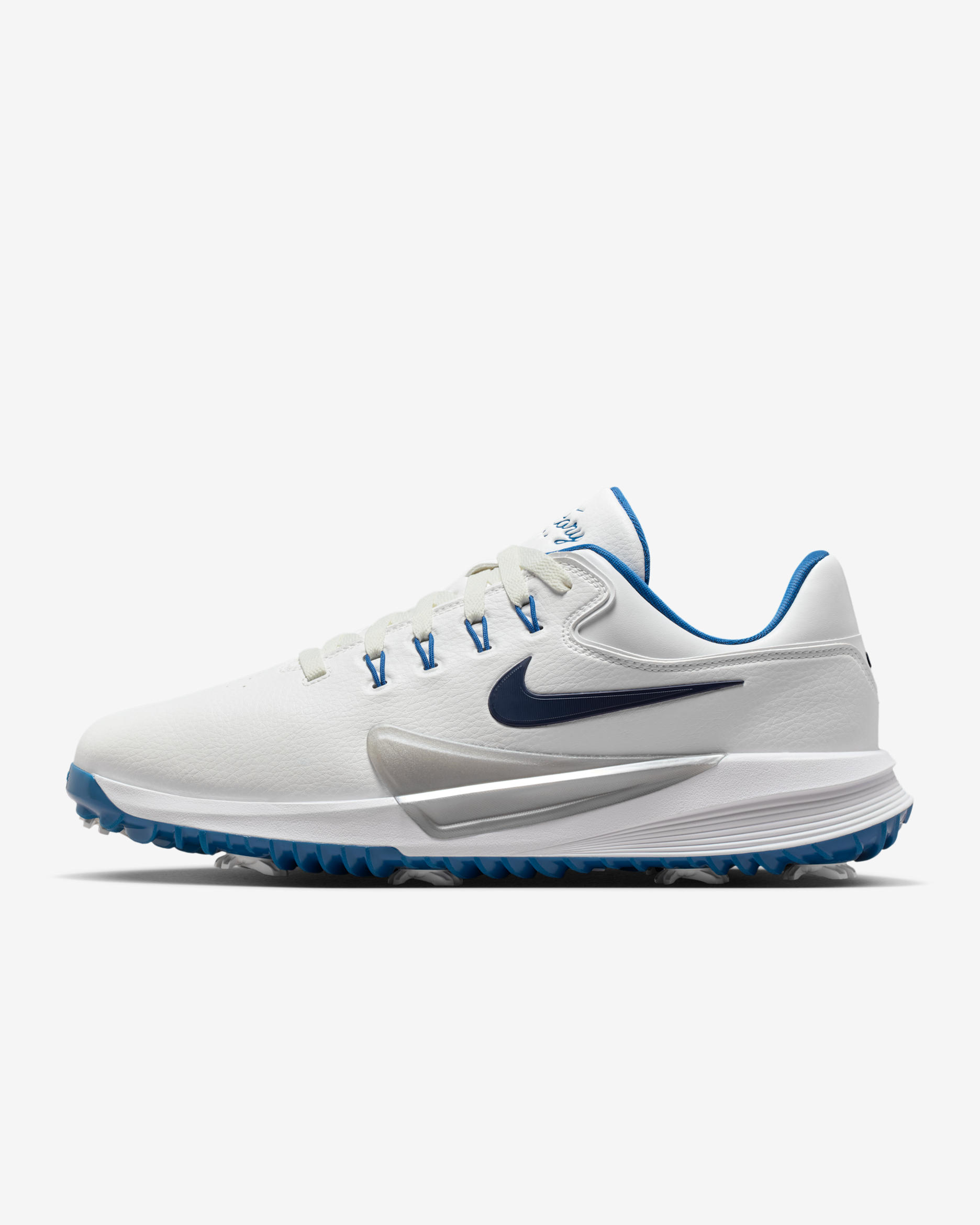 Nike Victory Pro 4 golfsko - Summit White/Court Blue/Metallic Silver/Obsidian