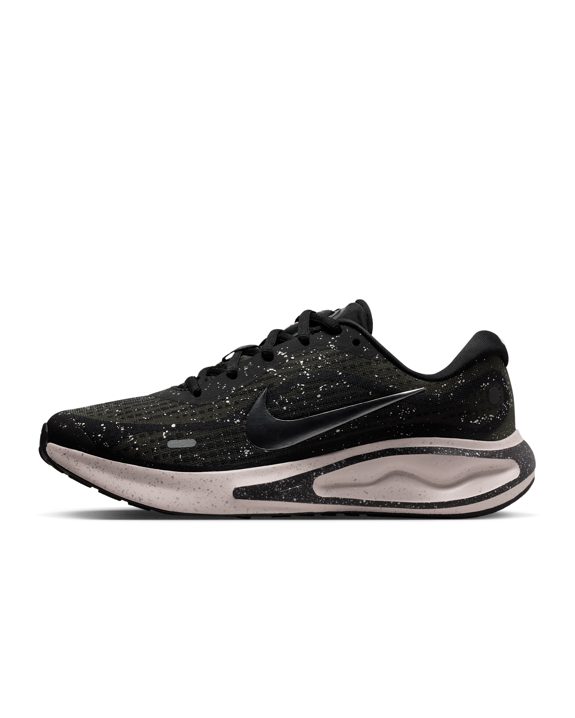 Nike Journey Run Women's Road Running Shoes - Black/Metallic Silver/Cave Purple/Metallic Dark Grey