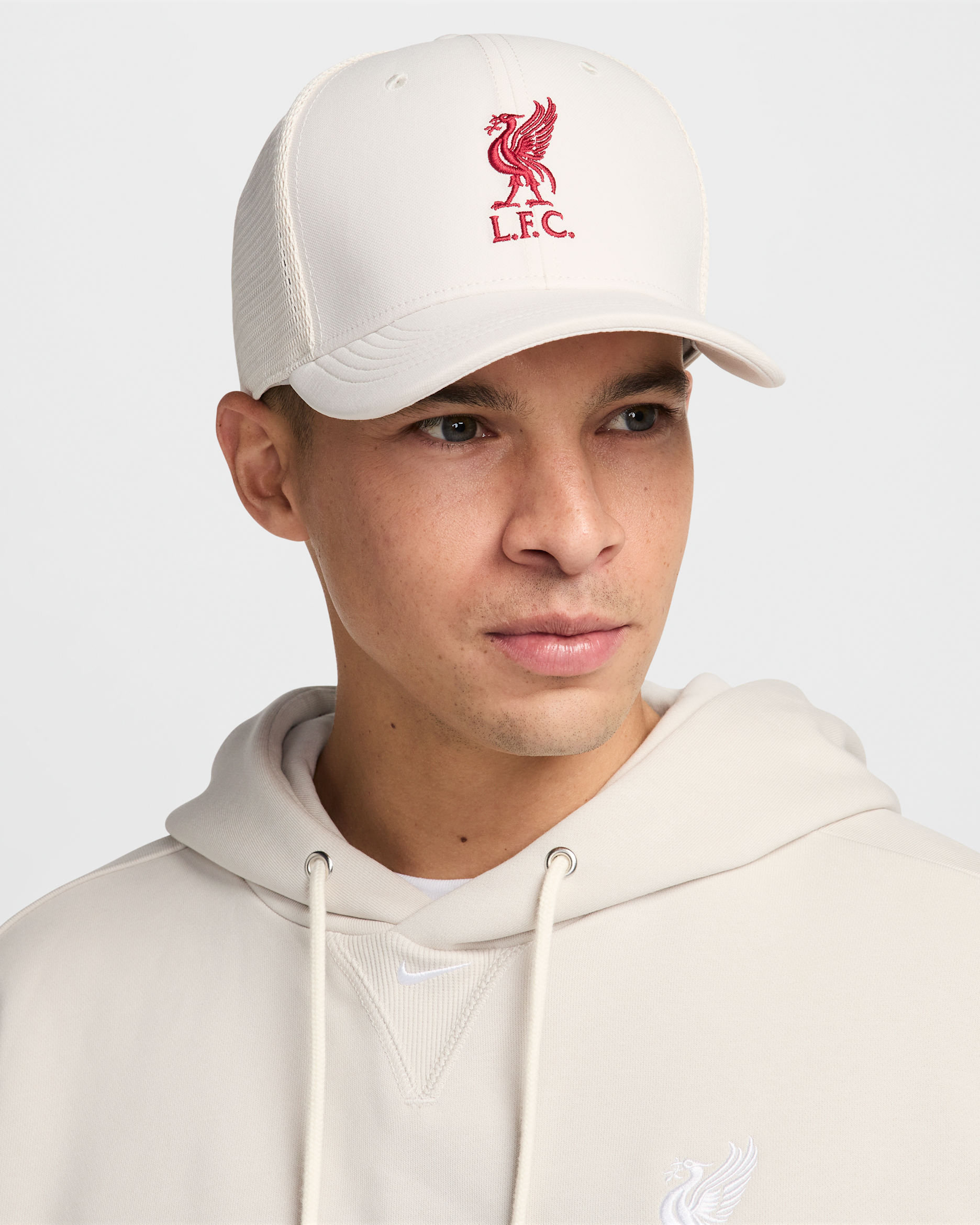 Cappello trucker Nike Football Liverpool FC Rise - Light Orewood Brown/Gym Red