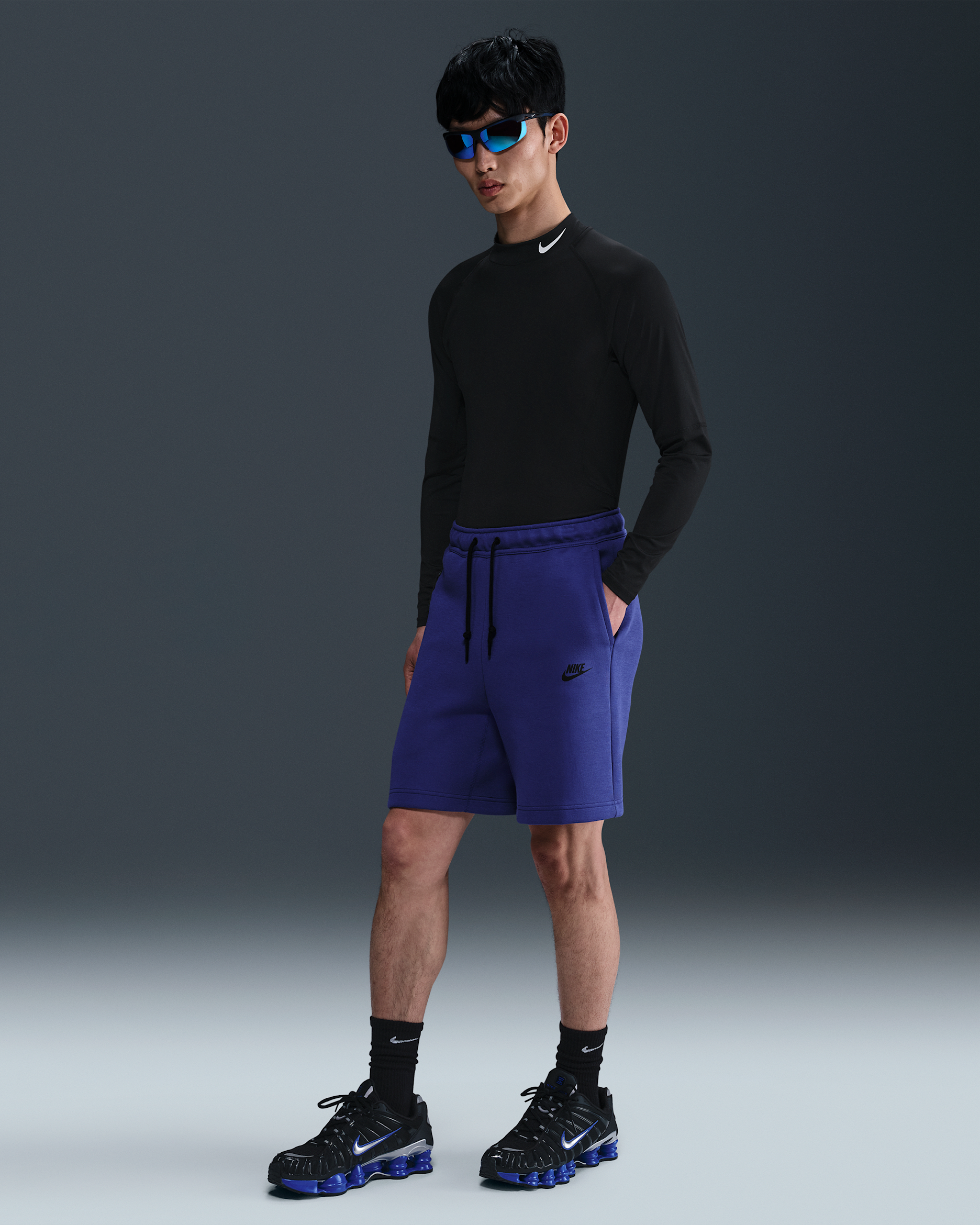 Nike Sportswear Tech Fleece Men's Shorts - Deep Night/Black